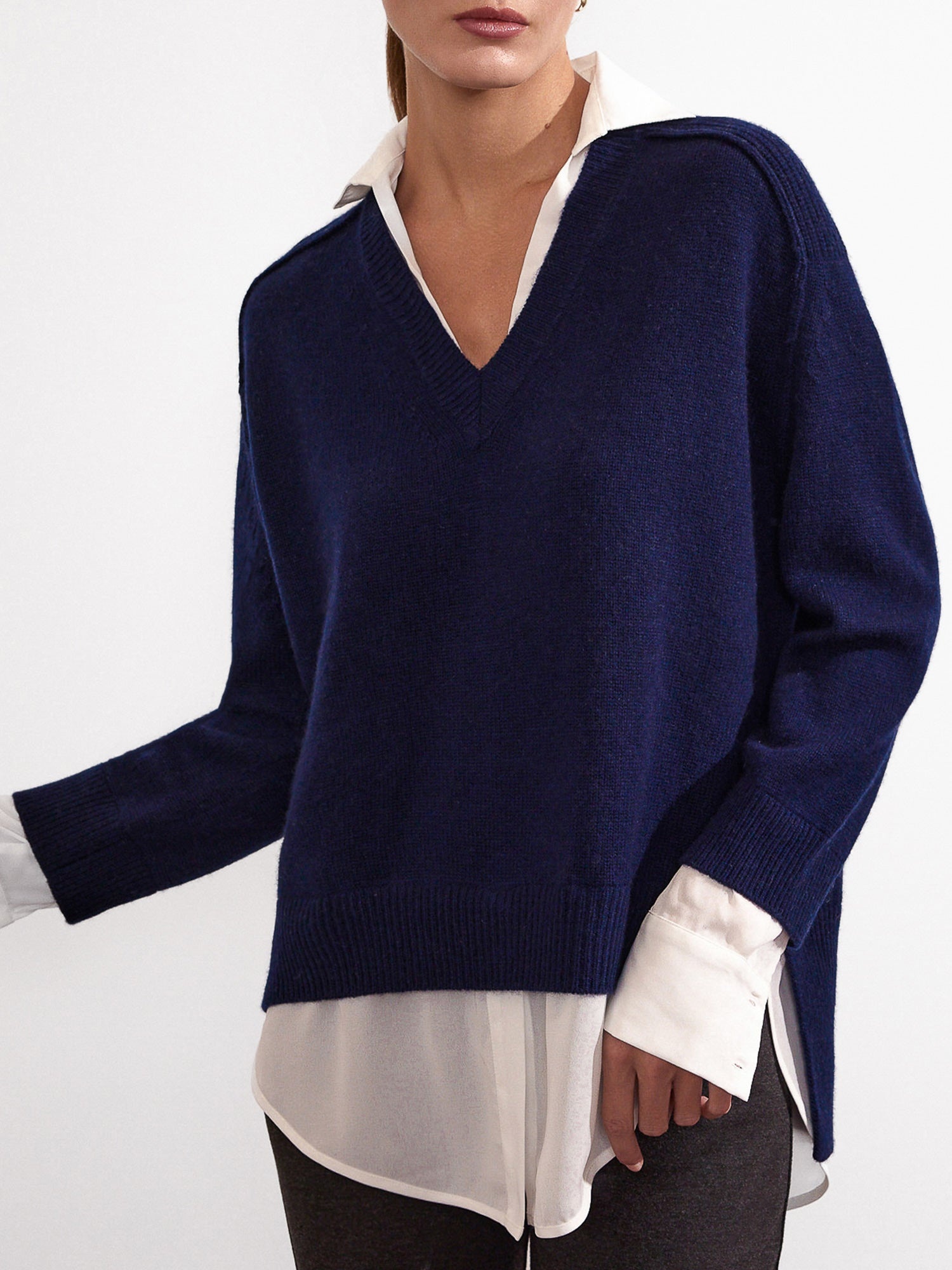 The Looker Layered V-Neck - 1