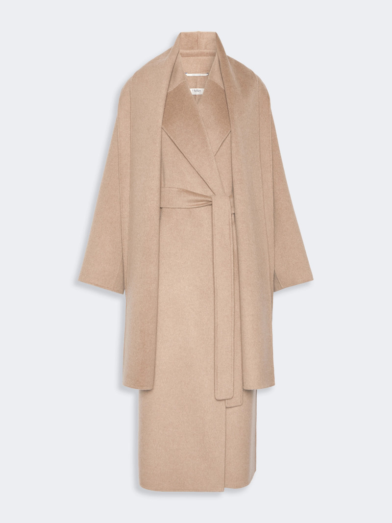 CARISMA Double wool and cashmere robe coat - CLAY 1
