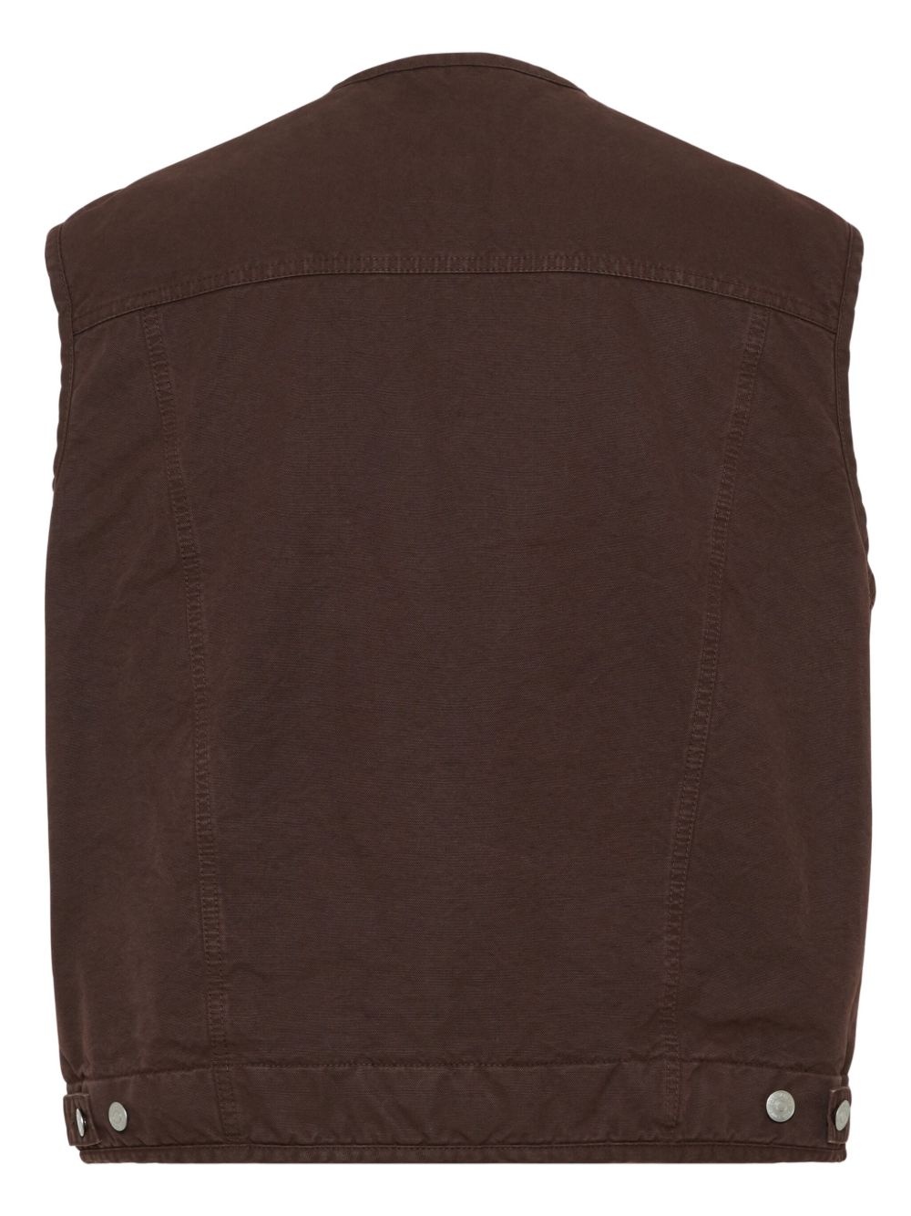 logo zip-up gilet - 2
