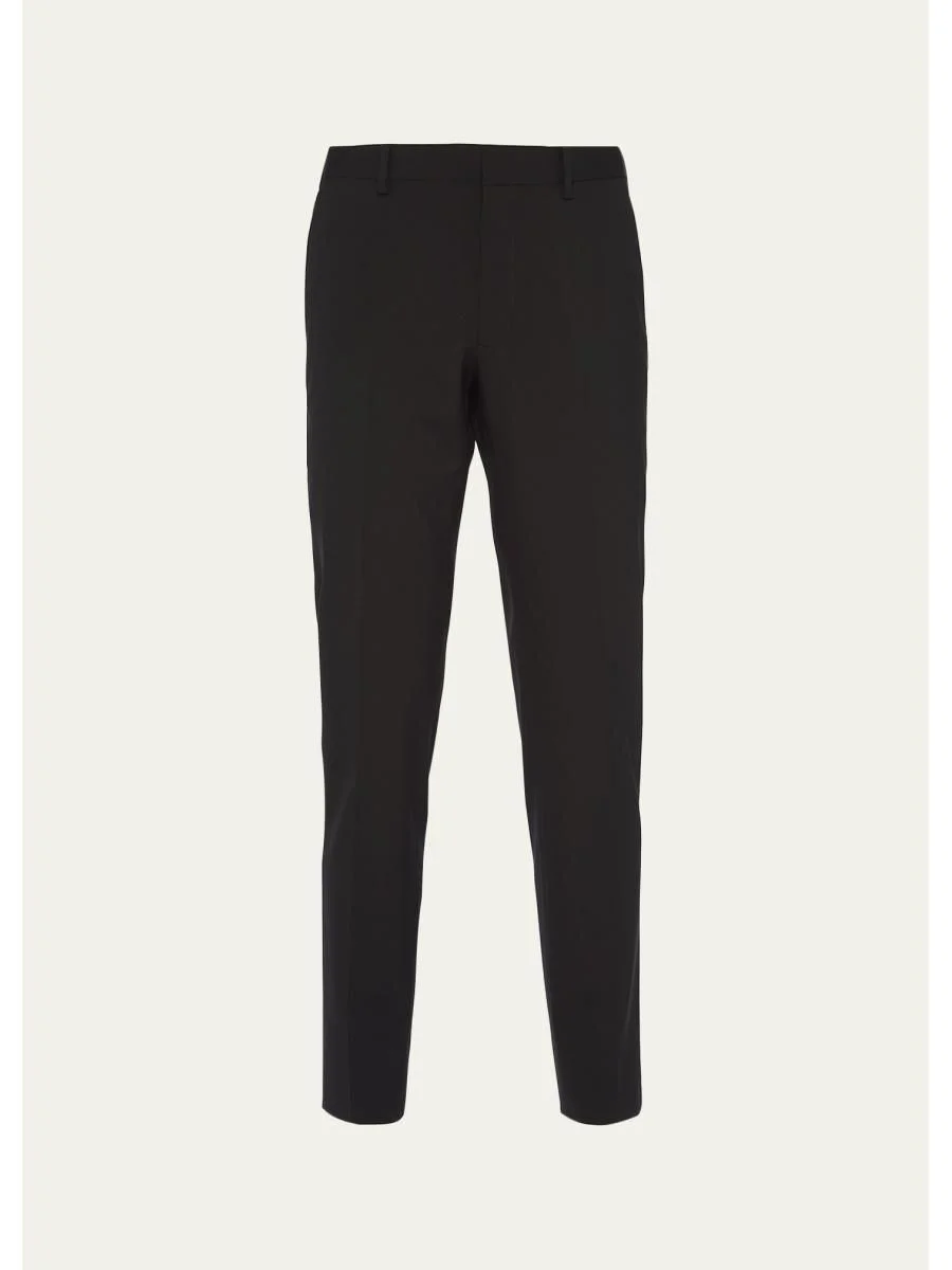 Men's Wool-Stretch Tapered Leg Pants - 1