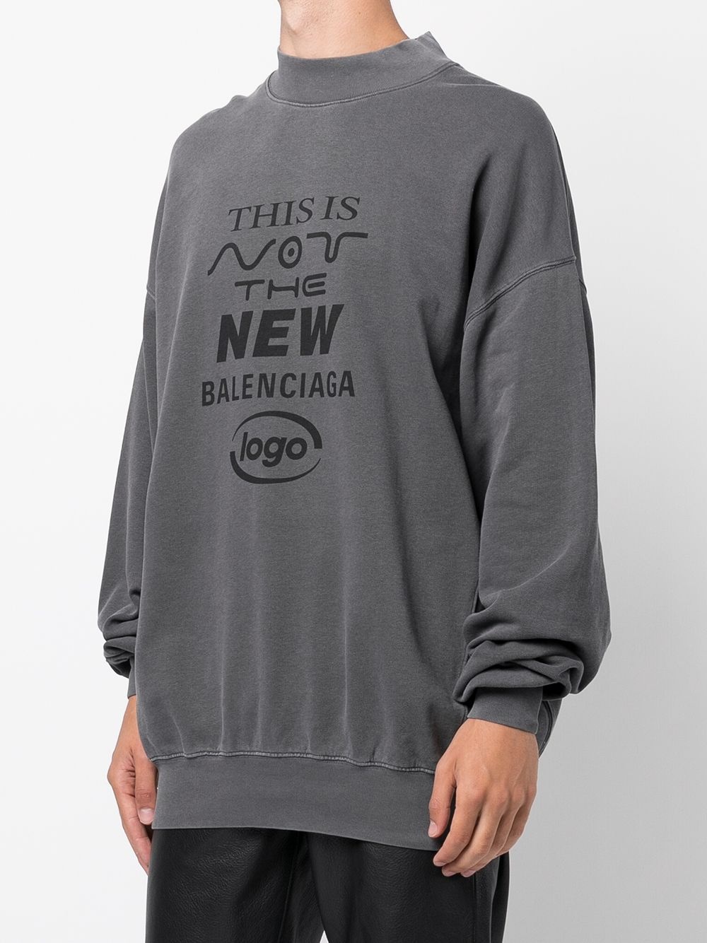 New logo printed sweatshirt - 3