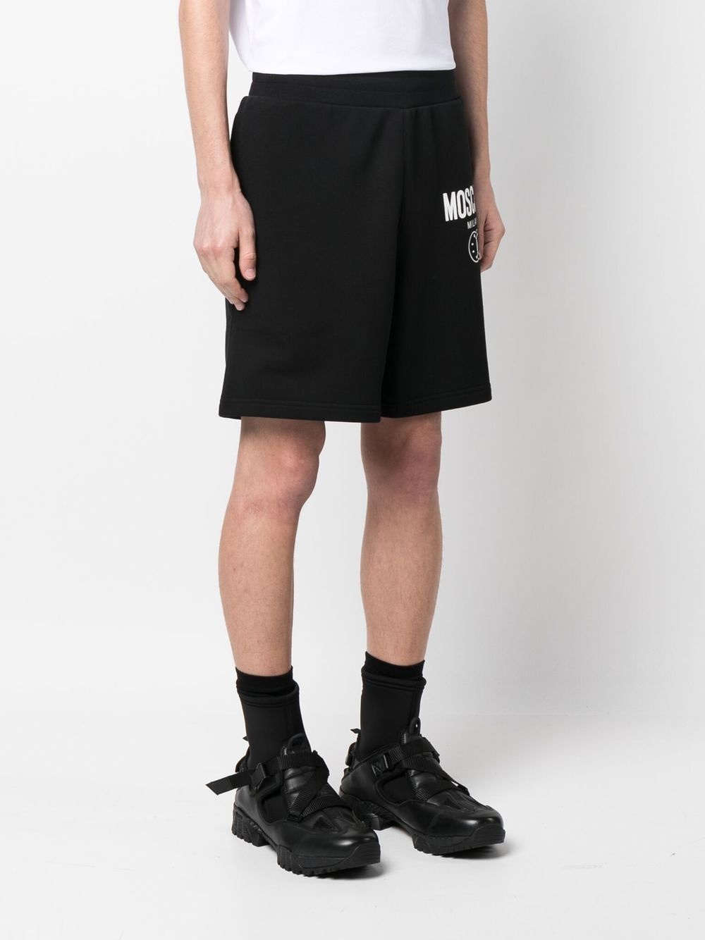 x Smiley cotton jersey shorts - 3
