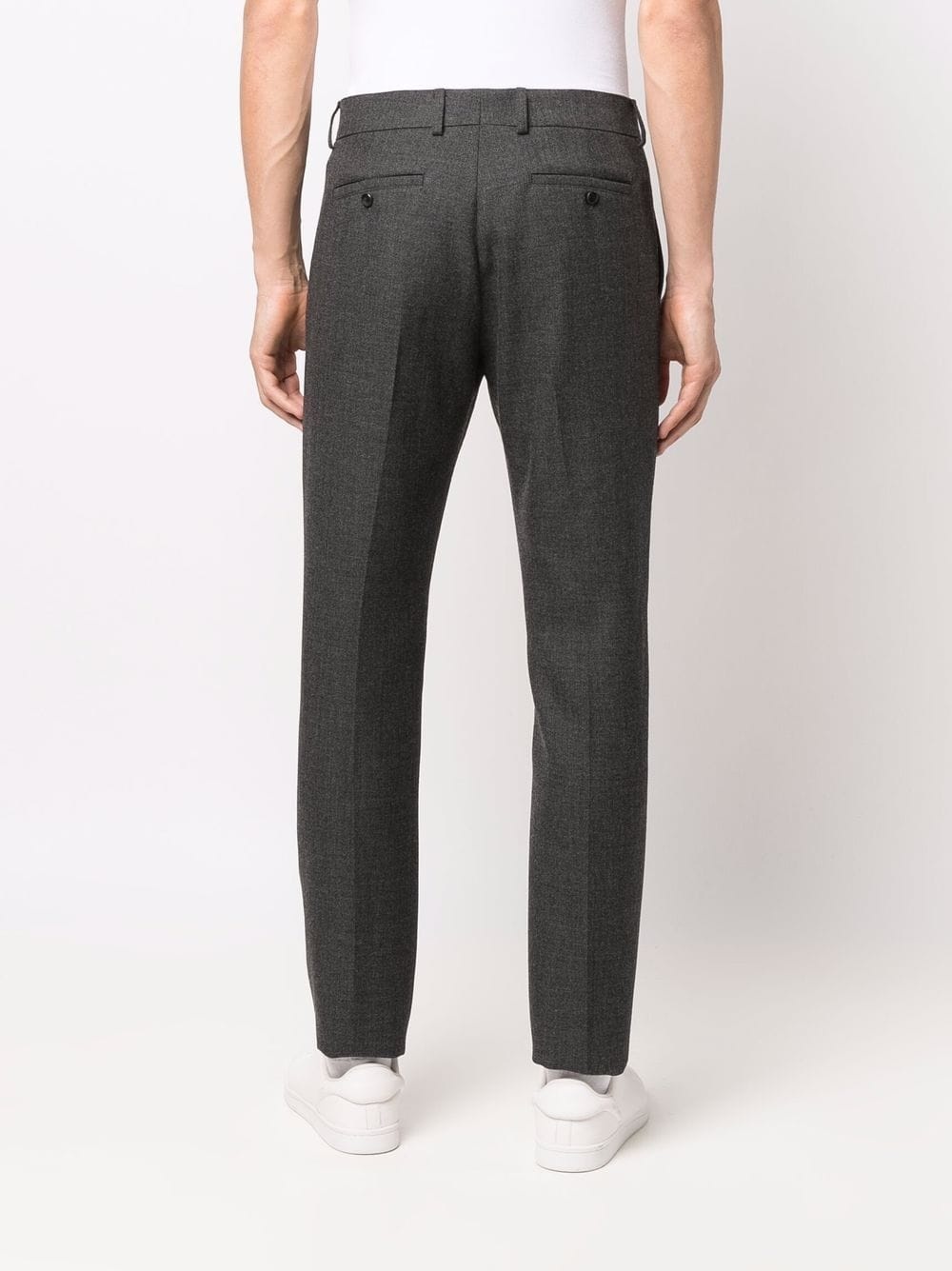 wool tailored trousers - 4