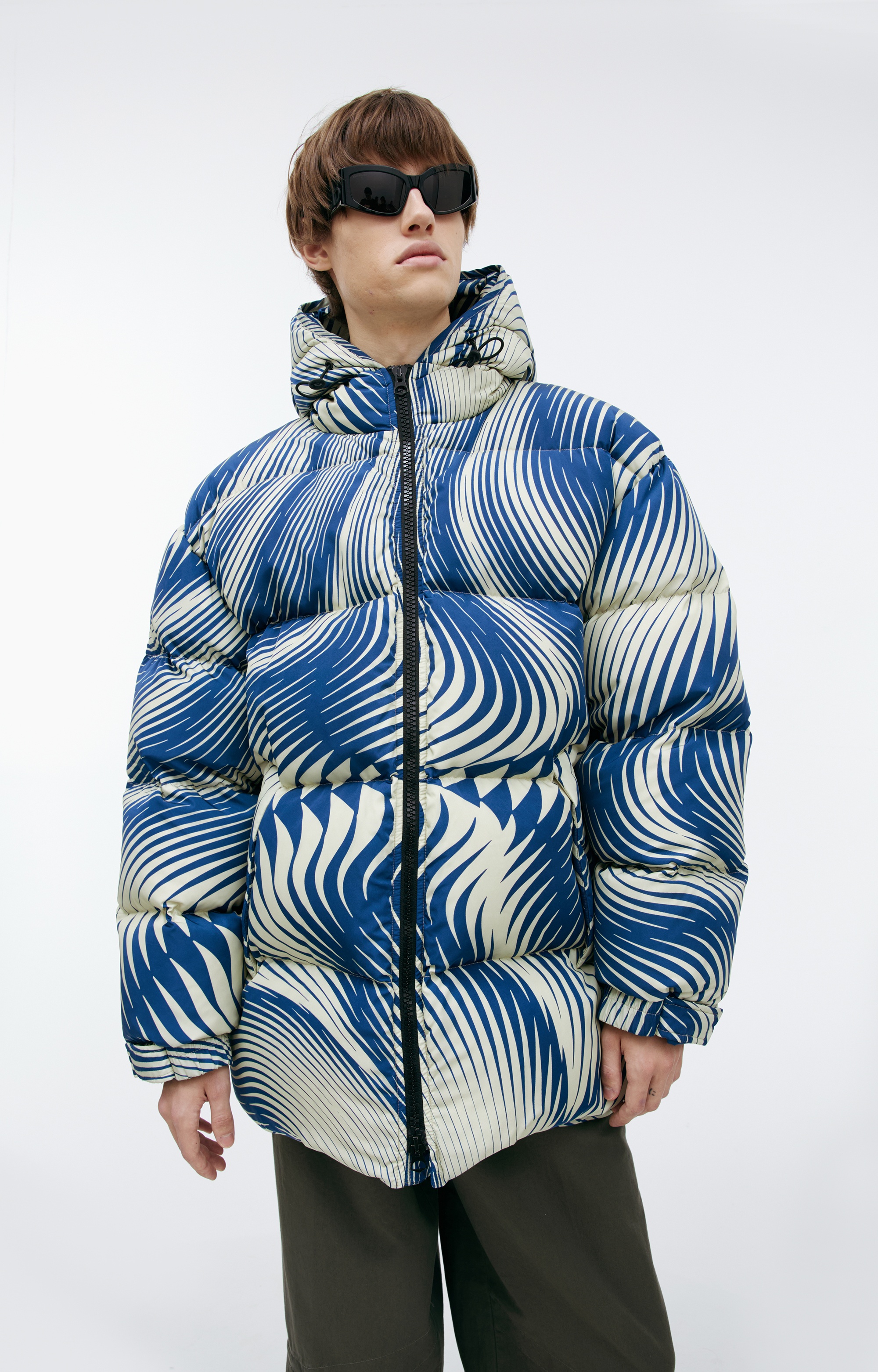 MONOPRINT DOWN JACKET - 5