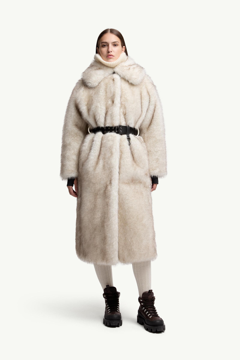 Arly Belted Textured Down Coat 4