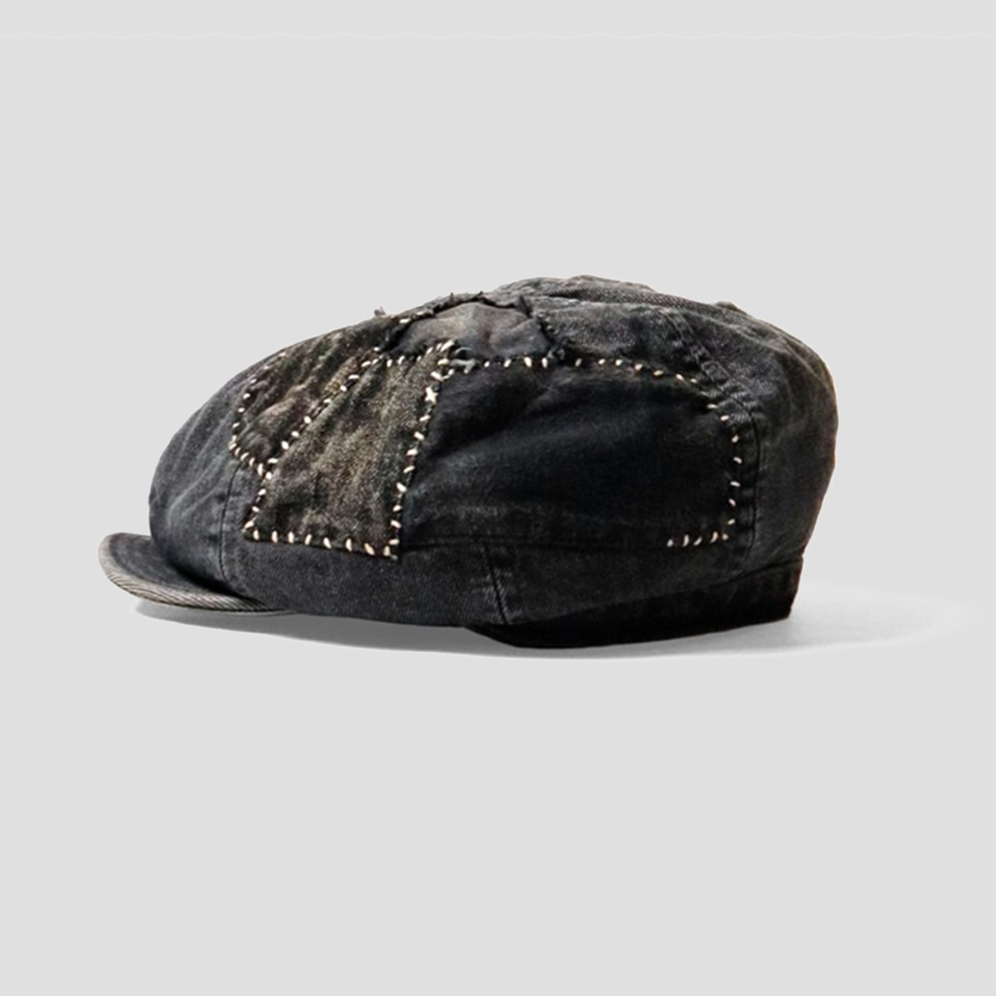 14oz BLACK DENIM CASQUETTE (DIXIE REMAKE) - 2