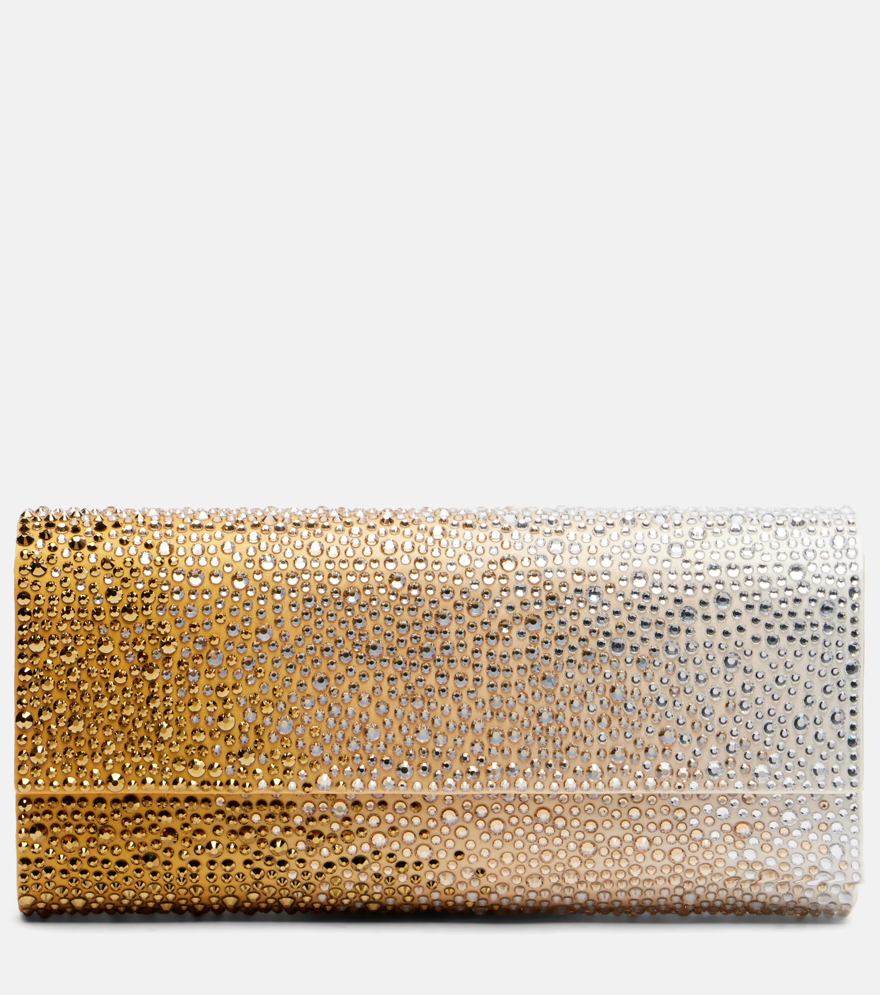 Gradient Perry crystal-embellished clutch - 1