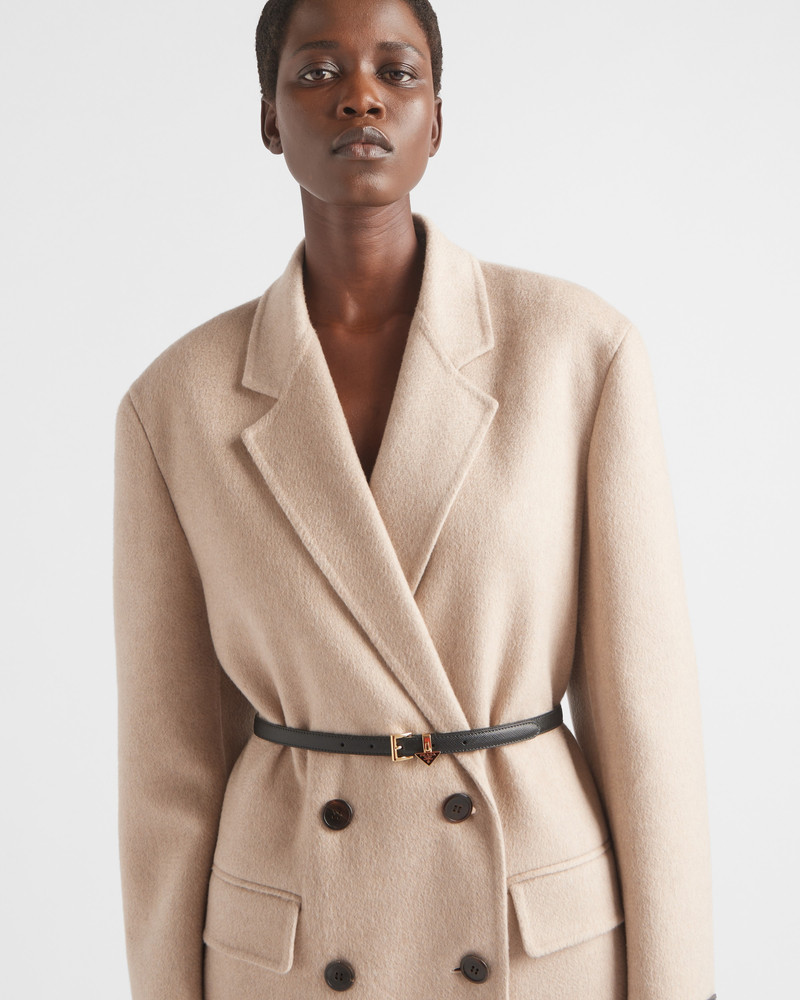 Prada Saffiano belt outlook