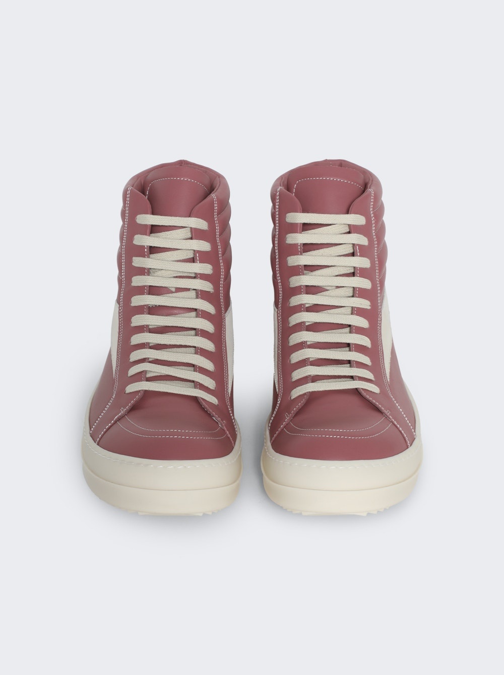 Scarpe In Pelle High Top Vintage Sneakers Thulian And Milk - 5