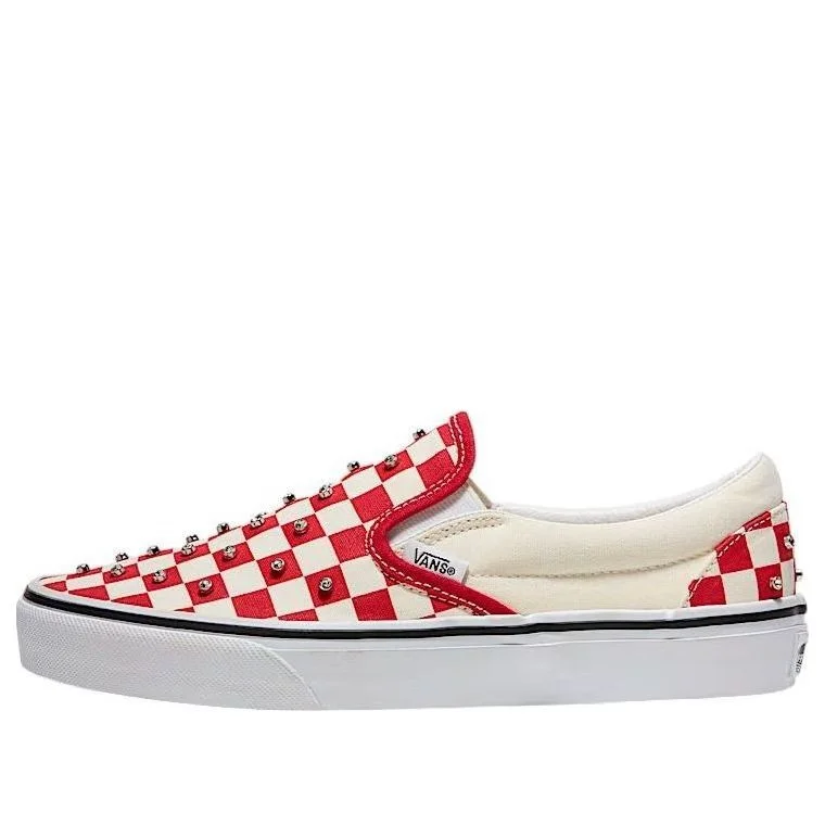 Vans Classic Slip-On Checkerboard 'Racing Red White' VN000D6YIZQ - 1