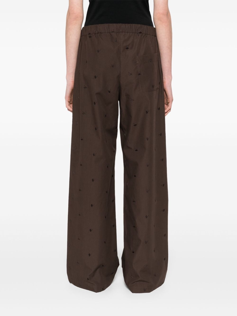 straight-leg trousers - 4