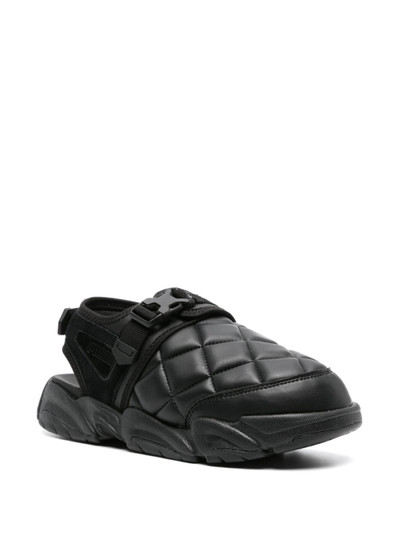 PUMA x Pleasures quilted sandals outlook