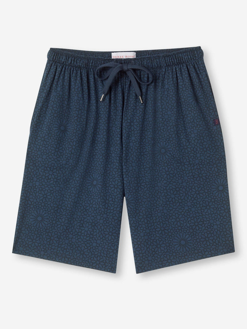 Men's Lounge Shorts London 12 Micro Modal Navy 1