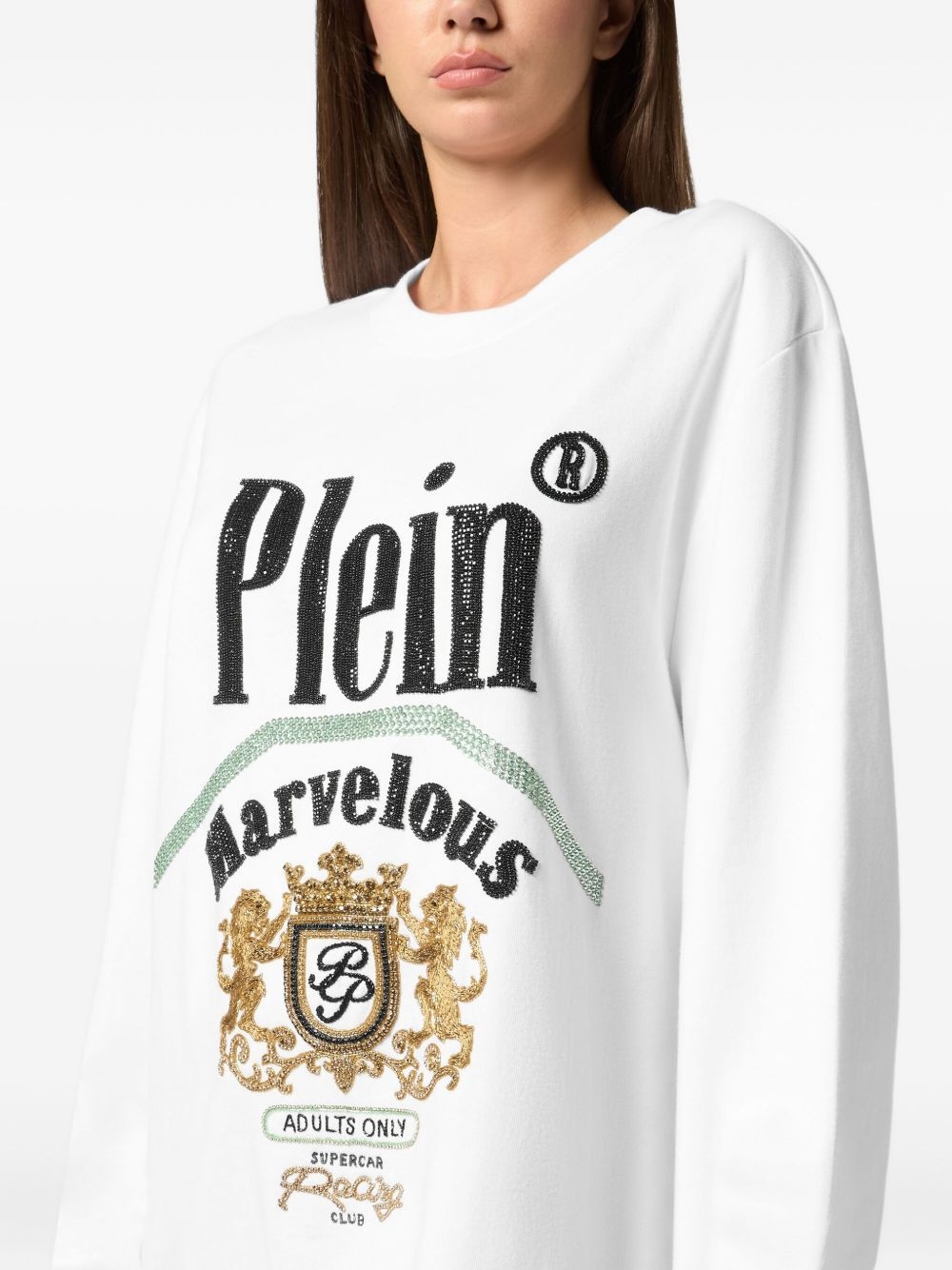 logo-embellished sweatshirt - 4