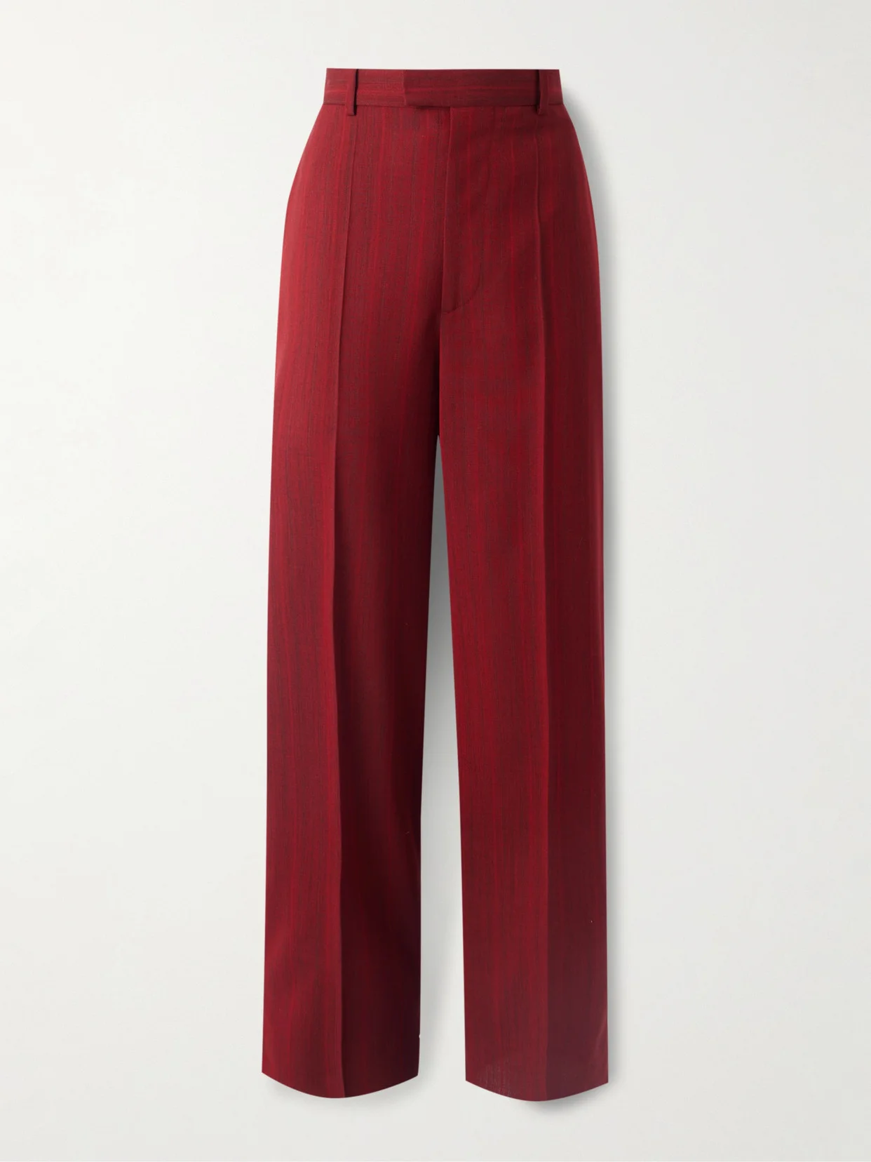 Striped Wool-blend Pants - 1