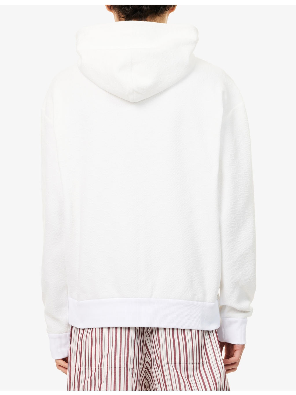 Logo-Embossed Zipped Woven Hoody - 4