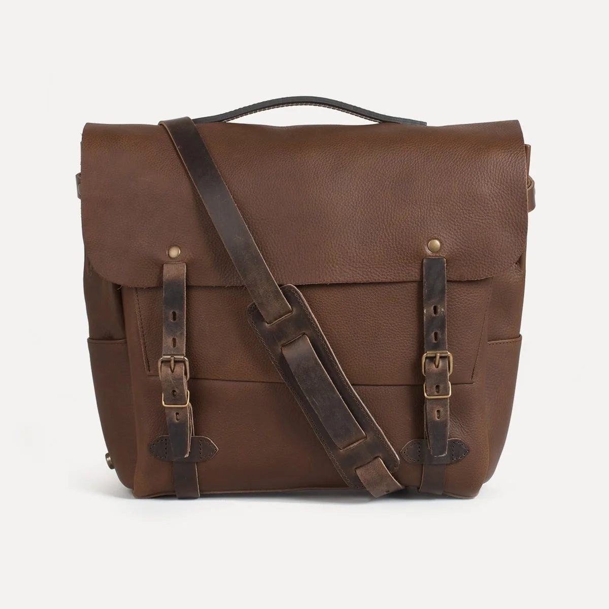 ECLAIR L POSTMAN BAG - DARK BROWN - 1