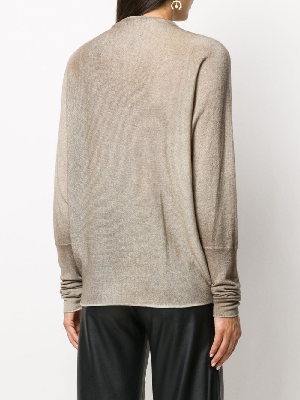 funnel-neck cashmere jumper - 4