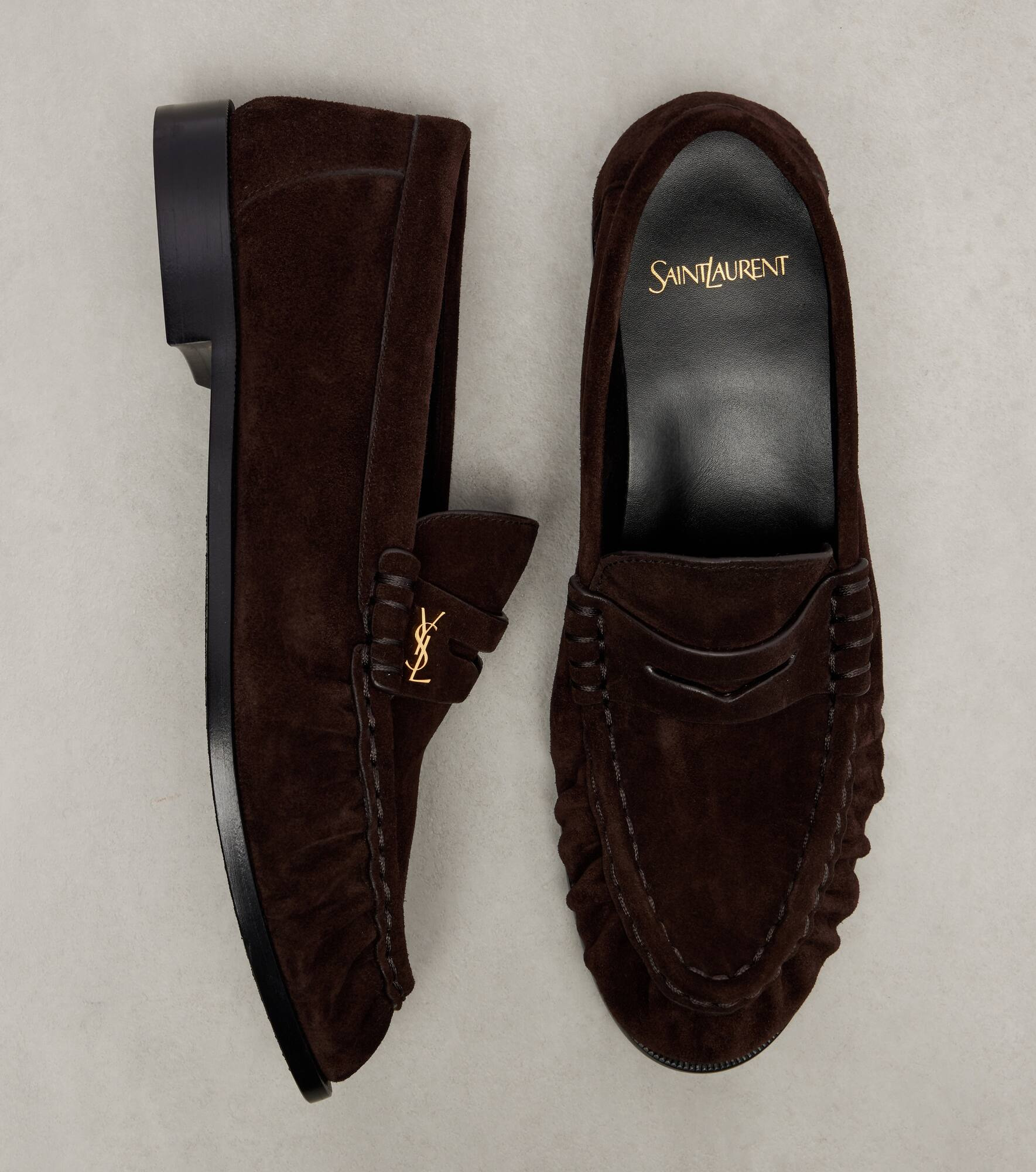 Le Loafer Cassandre suede penny loafers - 5
