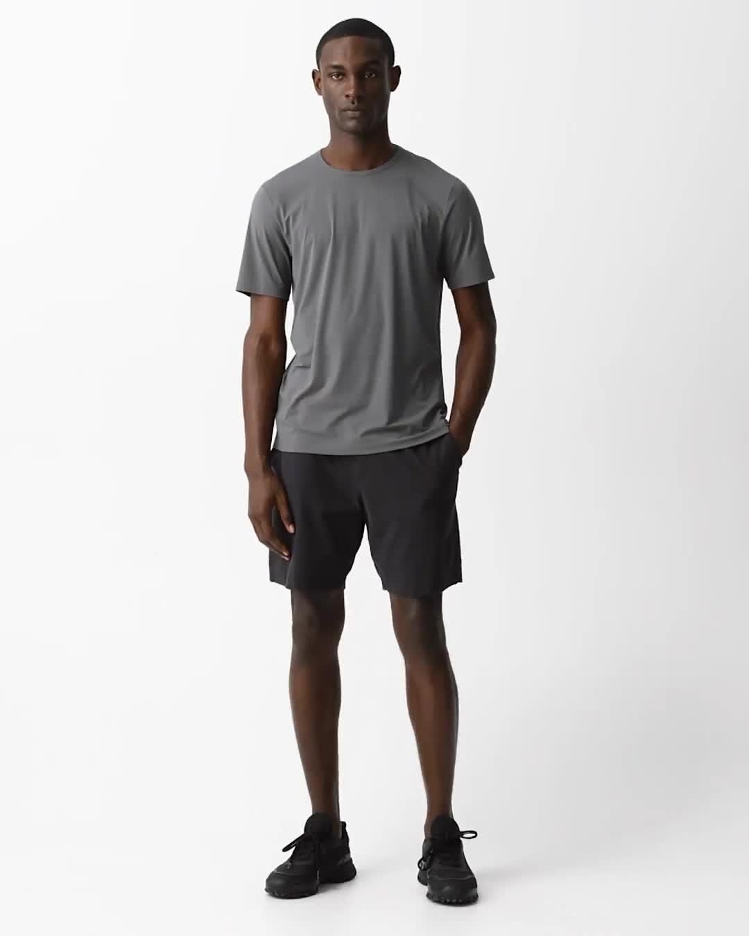 Crewneck Tee in Perform Jersey - 7