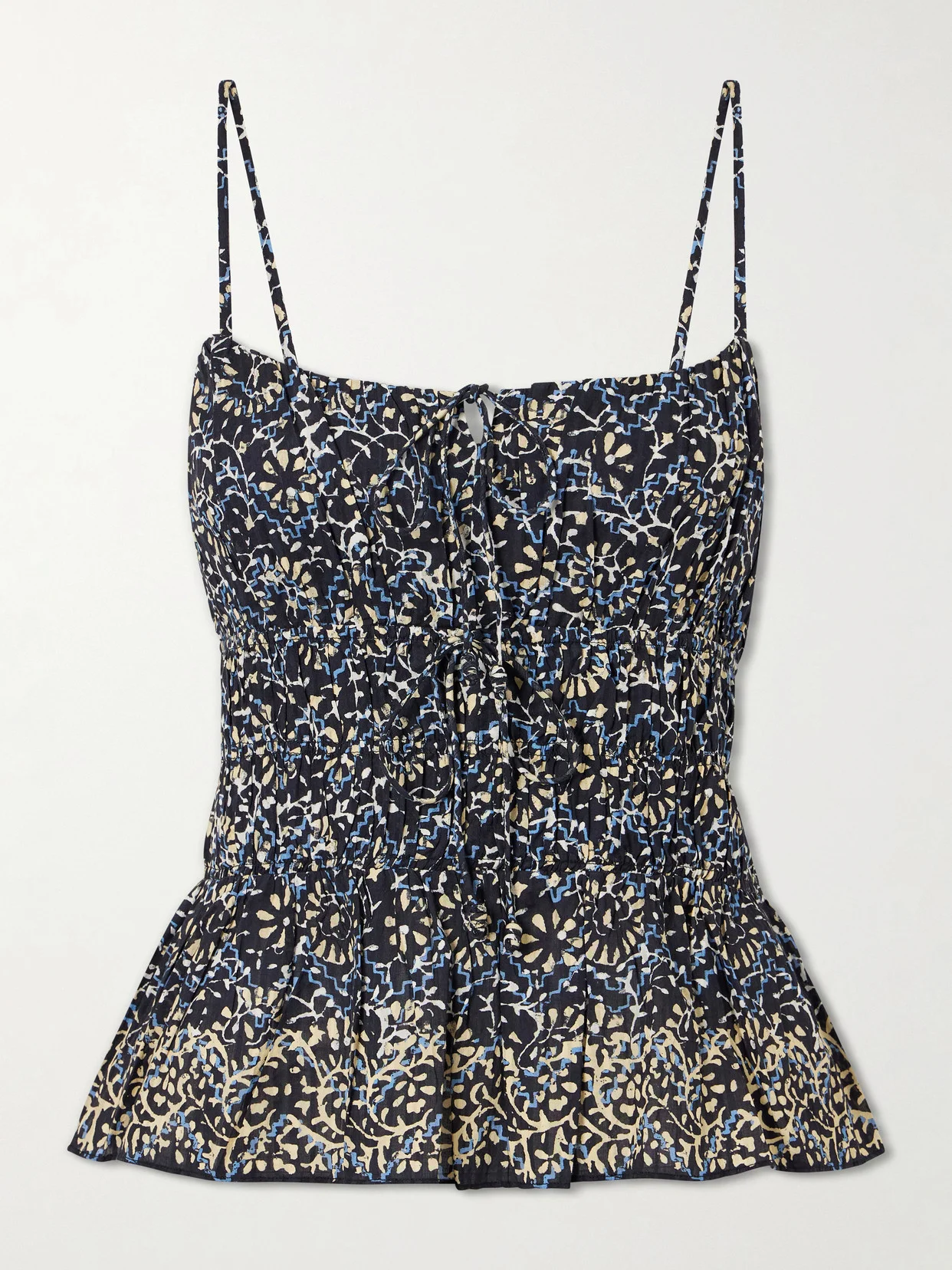 Anya Printed-cotton Tank - 1