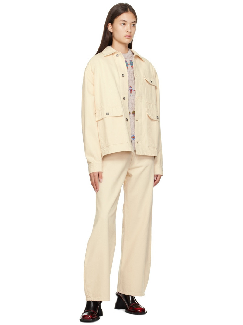 HENRIK VIBSKOV Off-White Brandywine Denim Jacket outlook