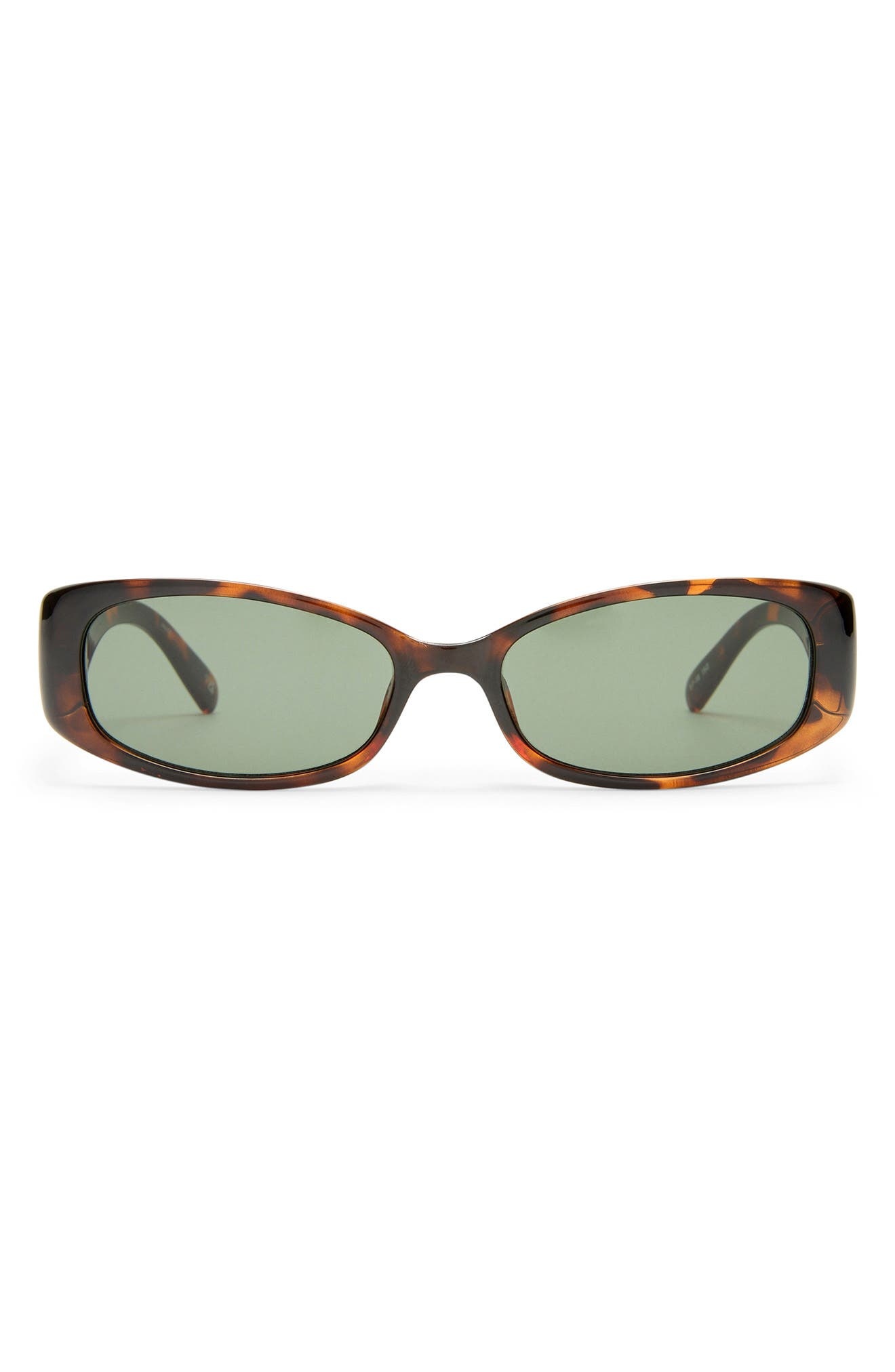Le Specs Starlight Rectangular Sunglasses in Tort/Khaki Mono at Nordstrom - 1
