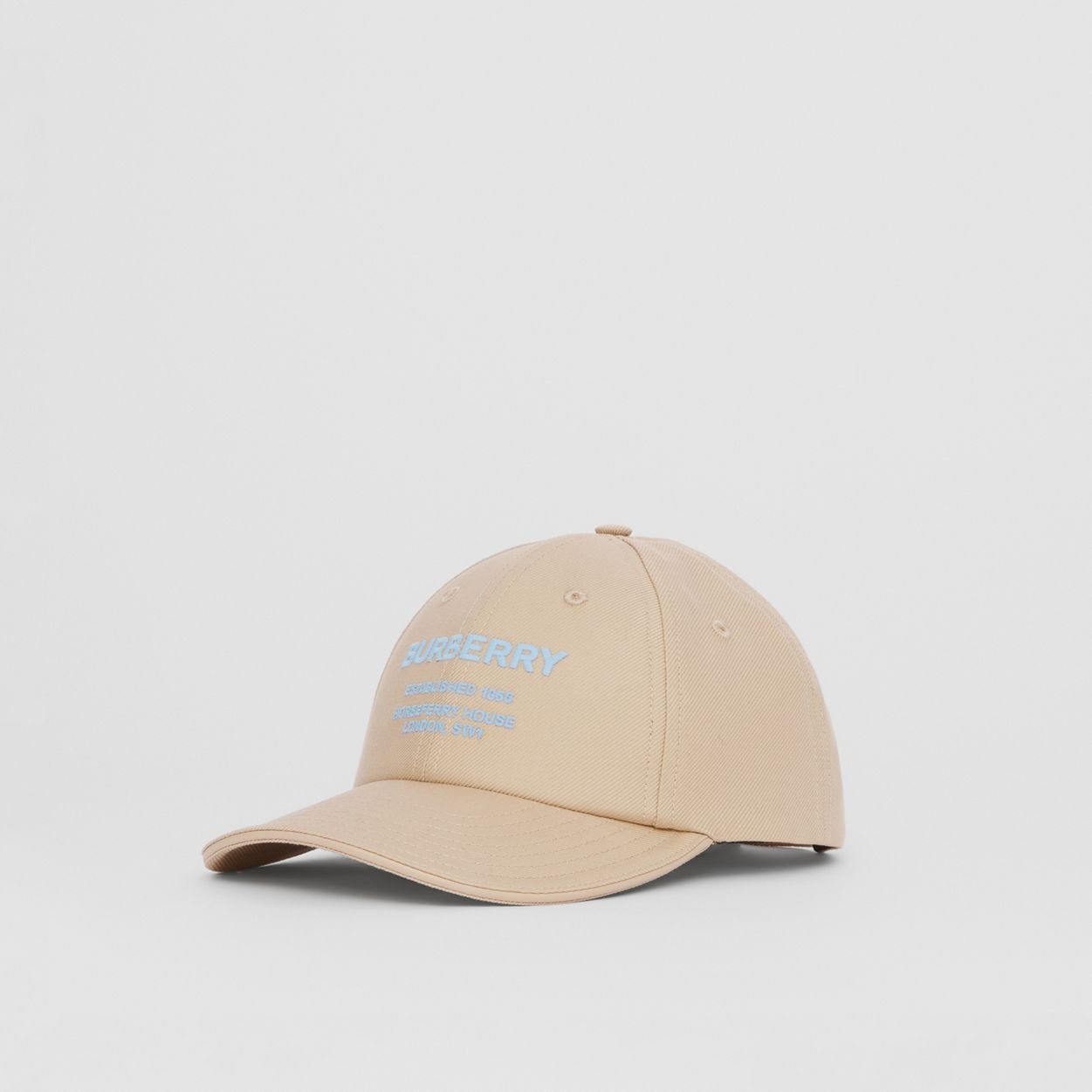 Horseferry Motif Cotton Baseball Cap - 5