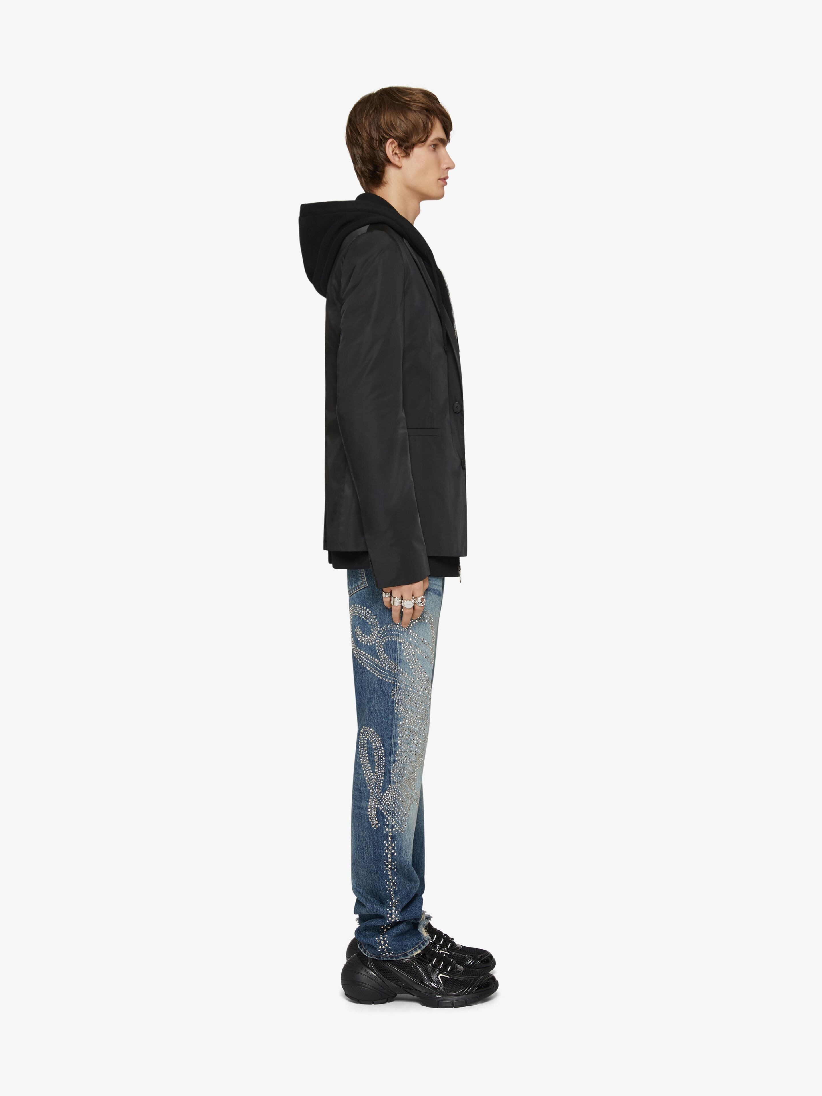 JEANS IN DENIM WITH STUDS - 3