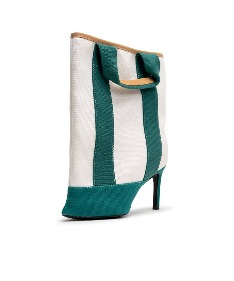 Tote Bag Detail Pin Heel Boots 17