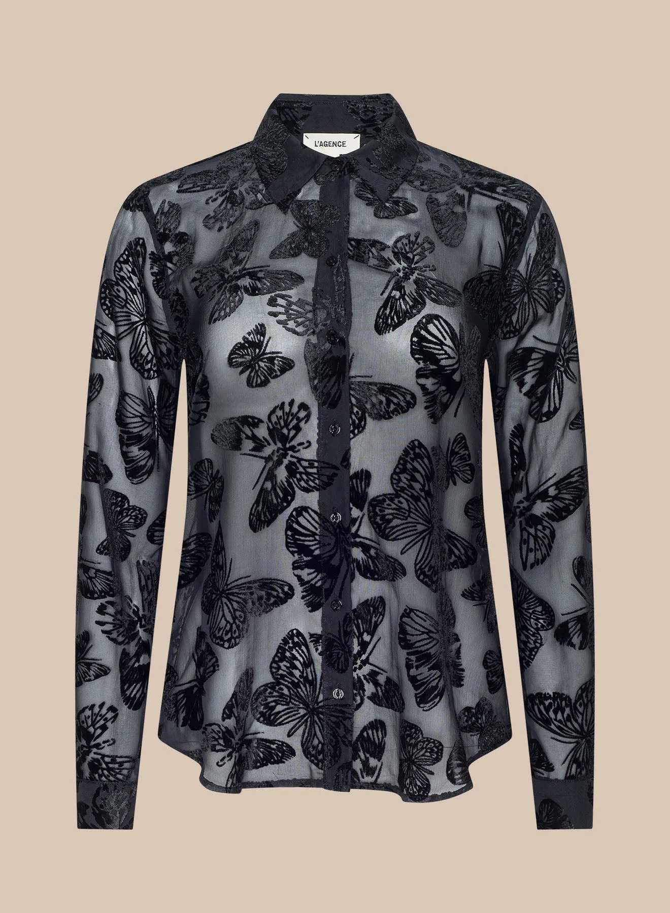 Laurent Velvet Blouse - 1