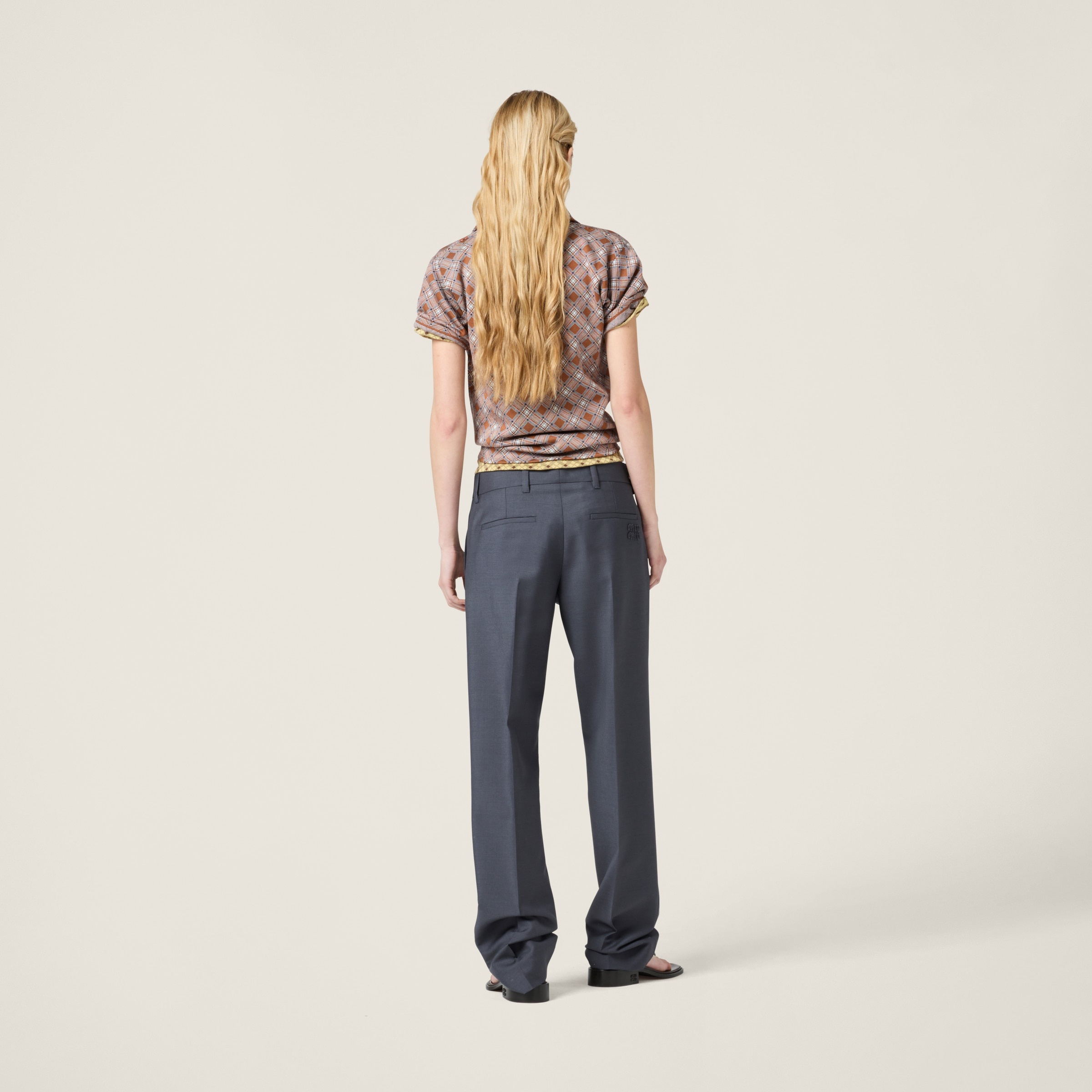 Silk knit polo shirt - 3