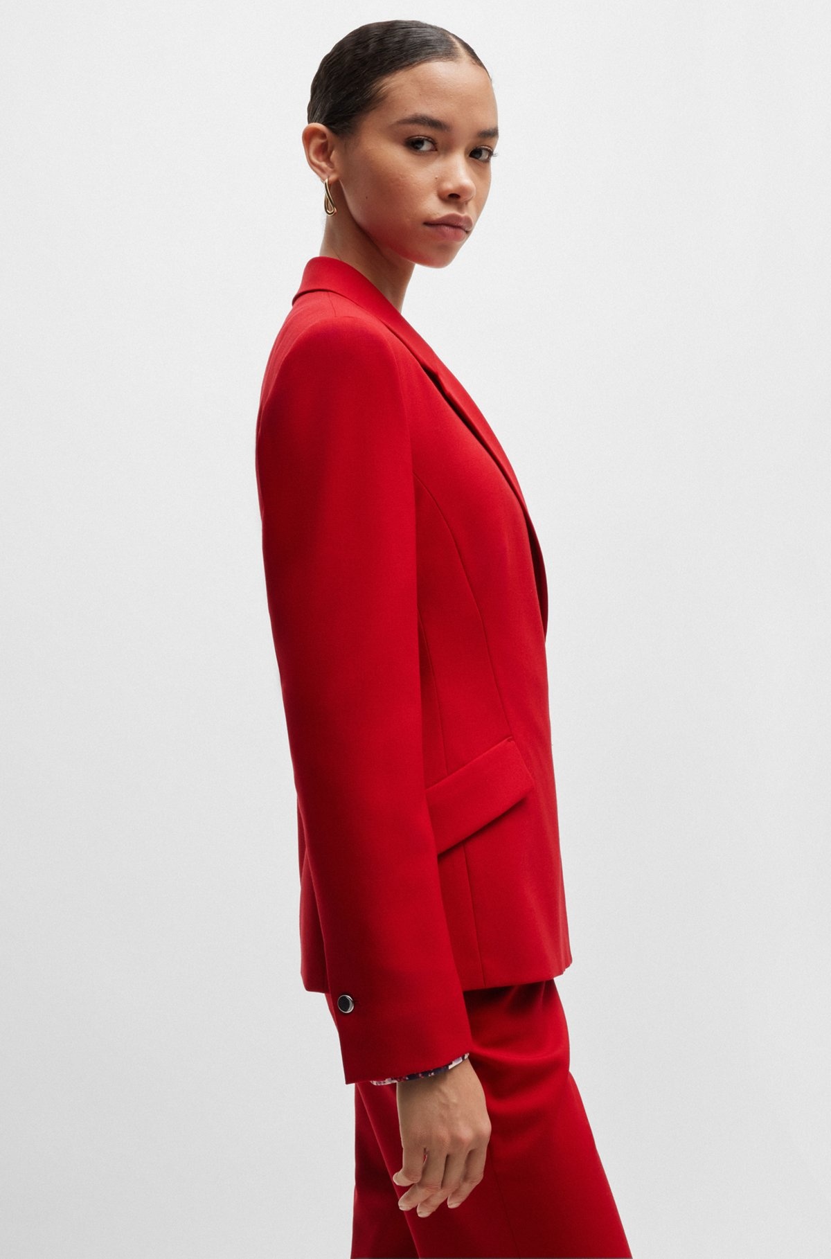 REGULAR-FIT JACKET IN VIRGIN-WOOL TWILL - 6