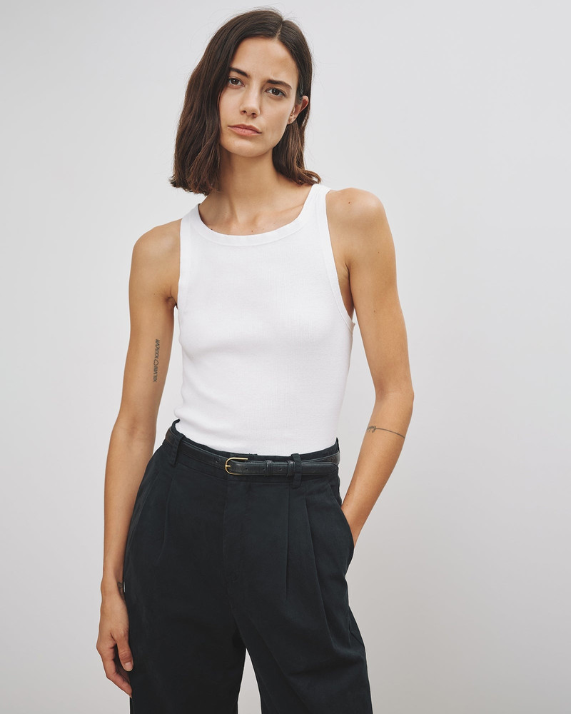 NILI LOTAN JENNIFER RIB TANK outlook