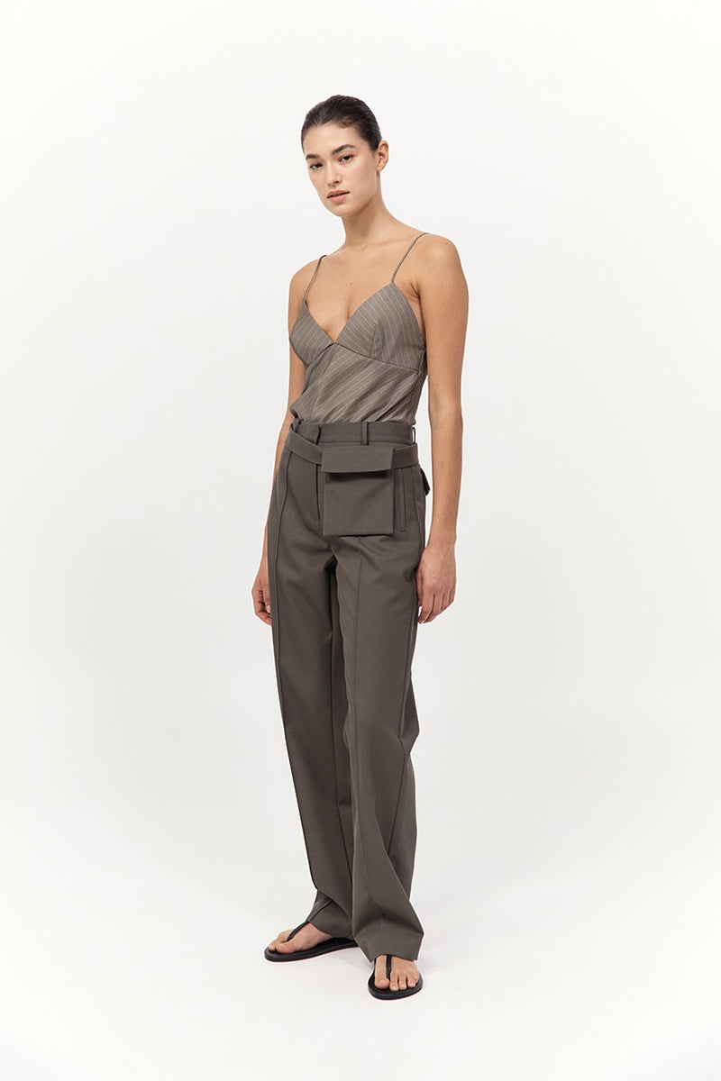 Utility Pocket Pants - Khaki - 6