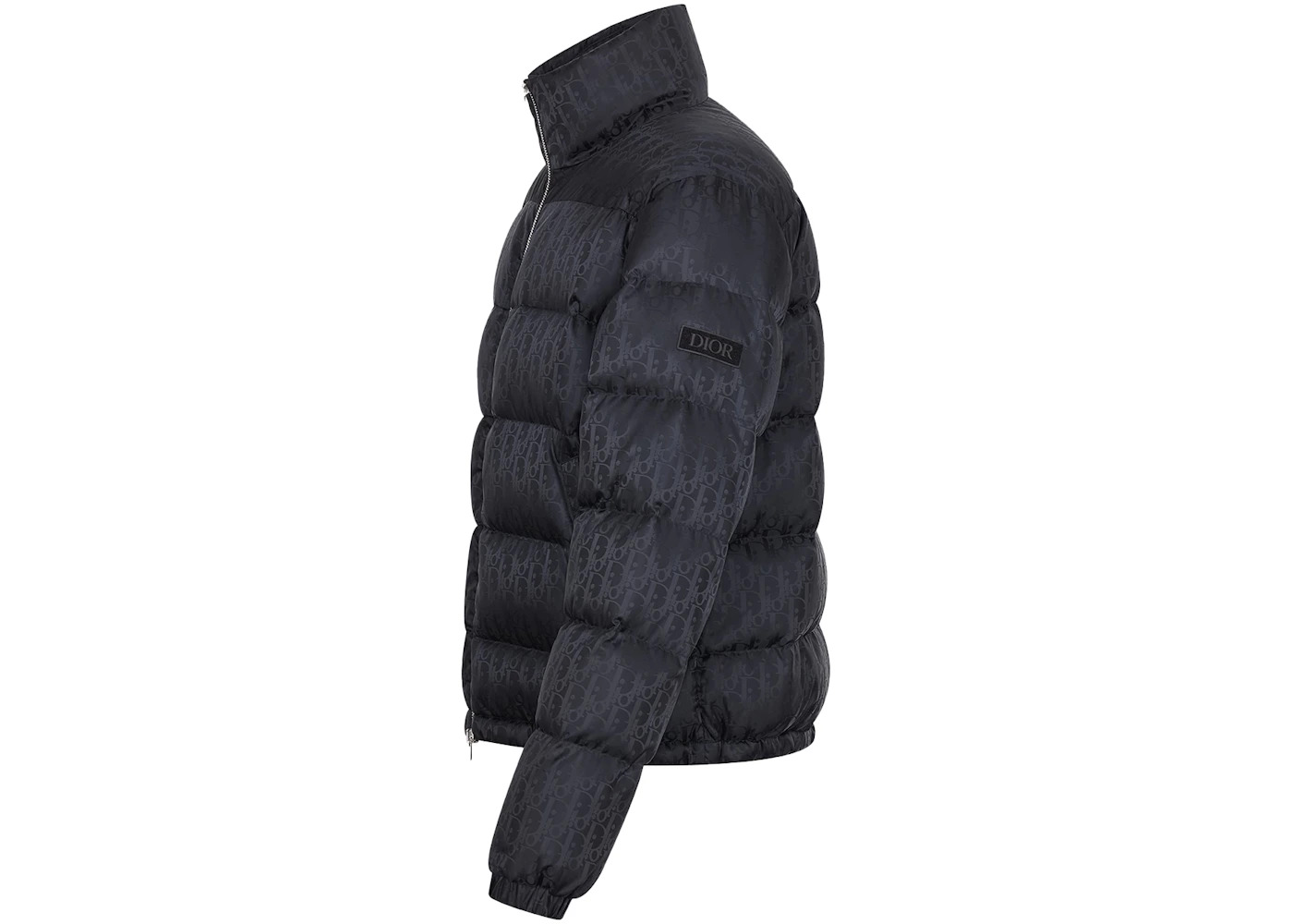 Dior Oblique Down Jacket Black Nylon Jacquard - 3