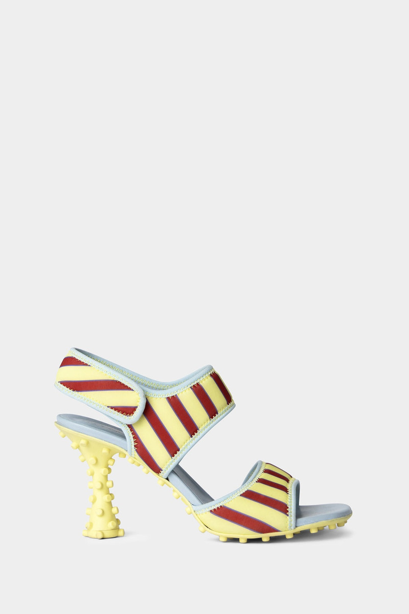 MILLECHIODI SANDALS / yellow & red 1