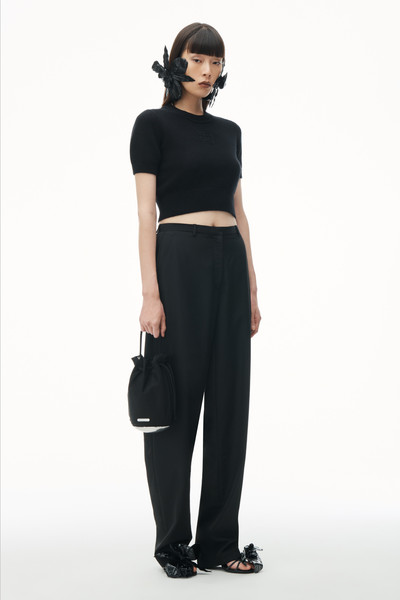 Alexander Wang Short Sleeve Cropped Pullover outlook