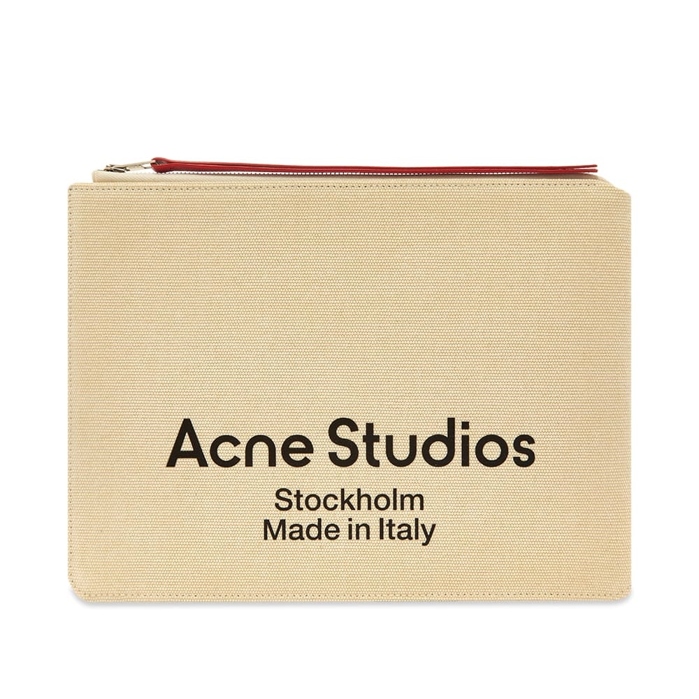 Acne Studios Malachite L Canvas Pouch - 1