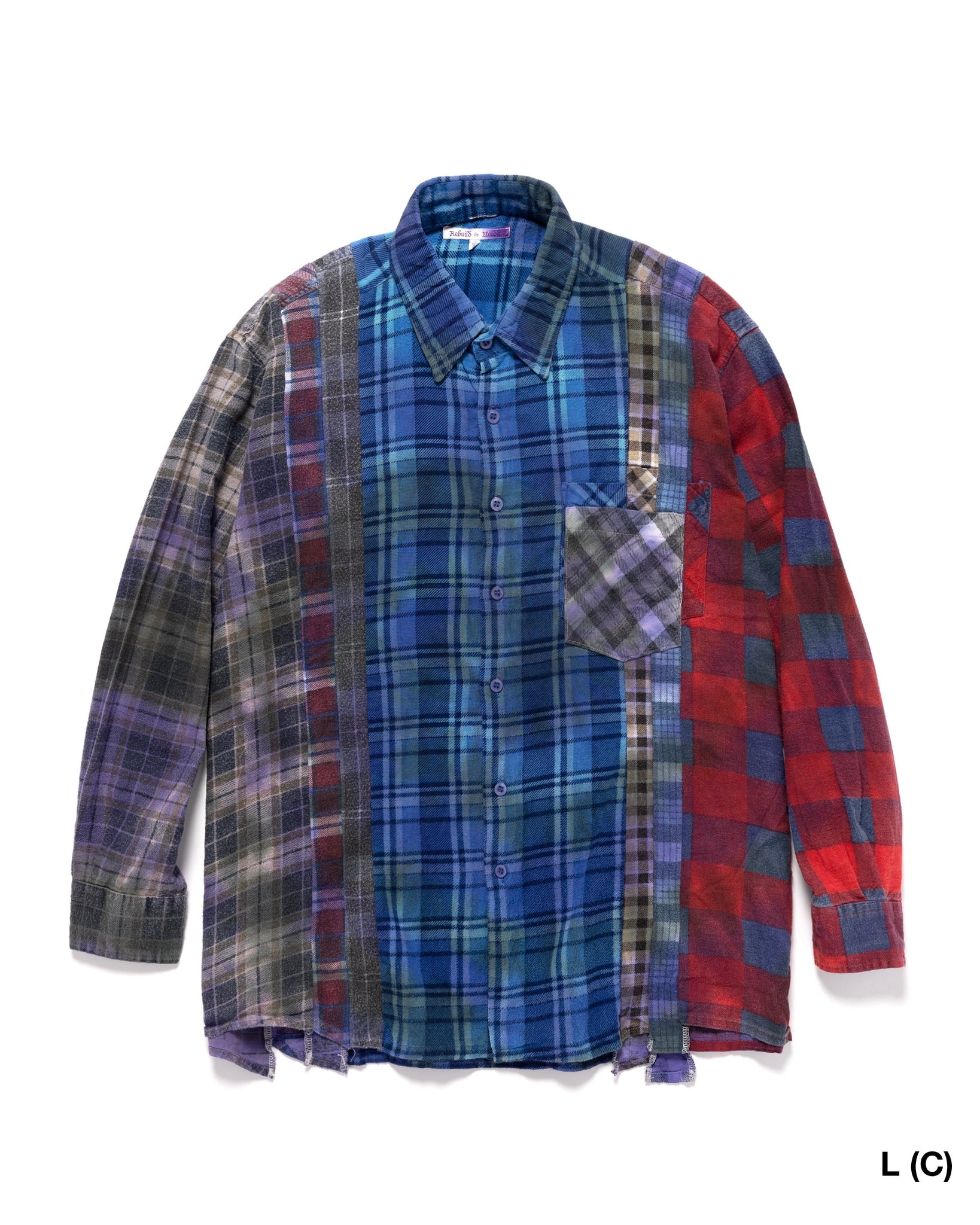 FLANNEL SHIRT -> 7 CUTS SHIRT / TIE DYE ASSORTED - 13
