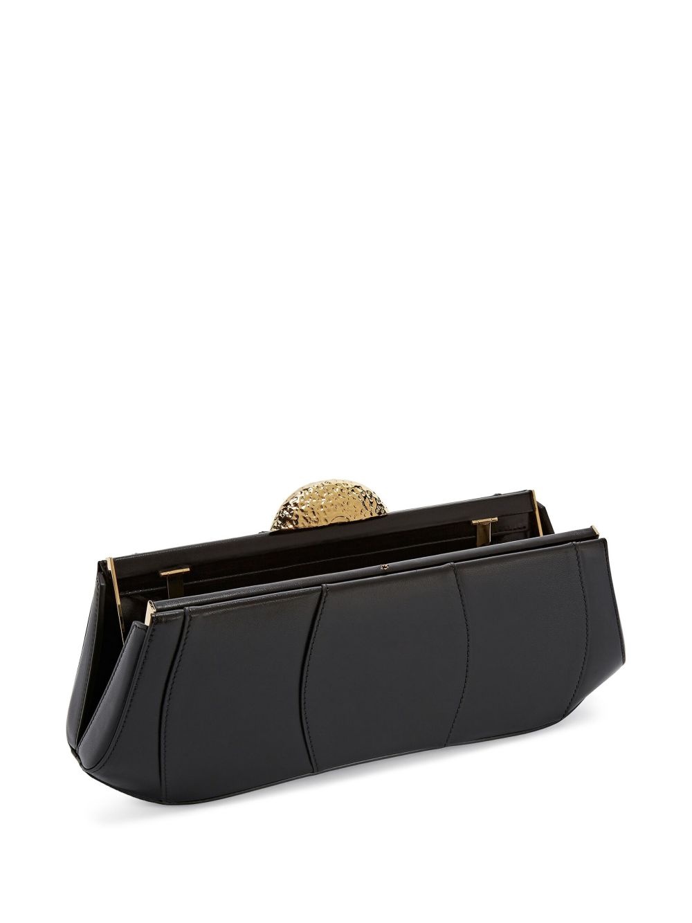 leather clutch bag - 4
