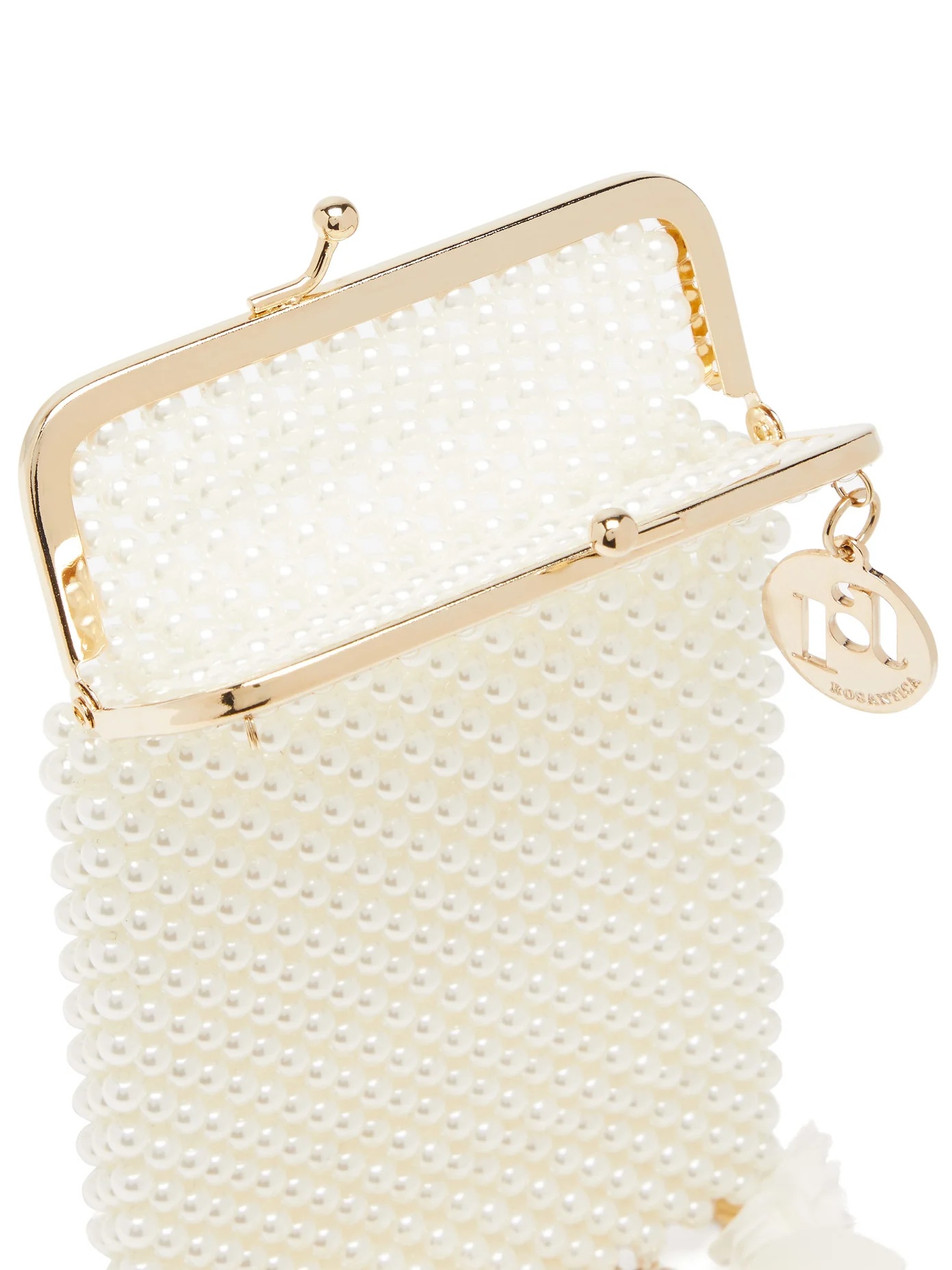 Calendula faux-pearl shoulder bag - 5