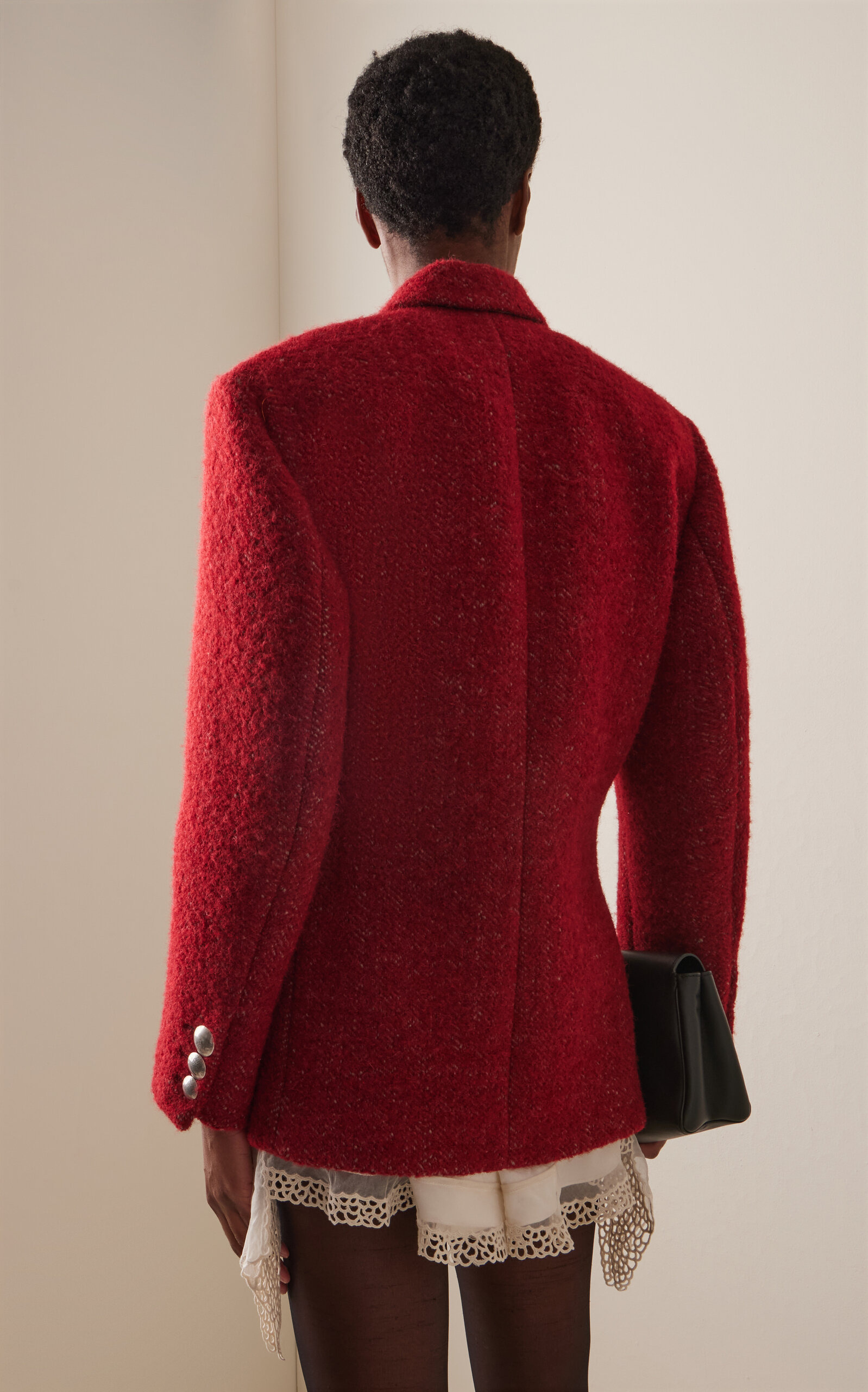 Gallie Boucle Blazer red - 4