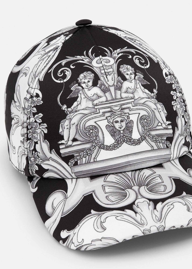 Silver Baroque Baseball Cap 3