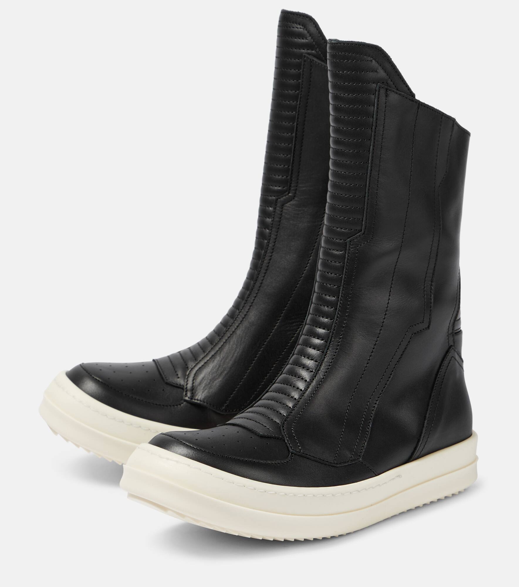 Leather sneakers - 5