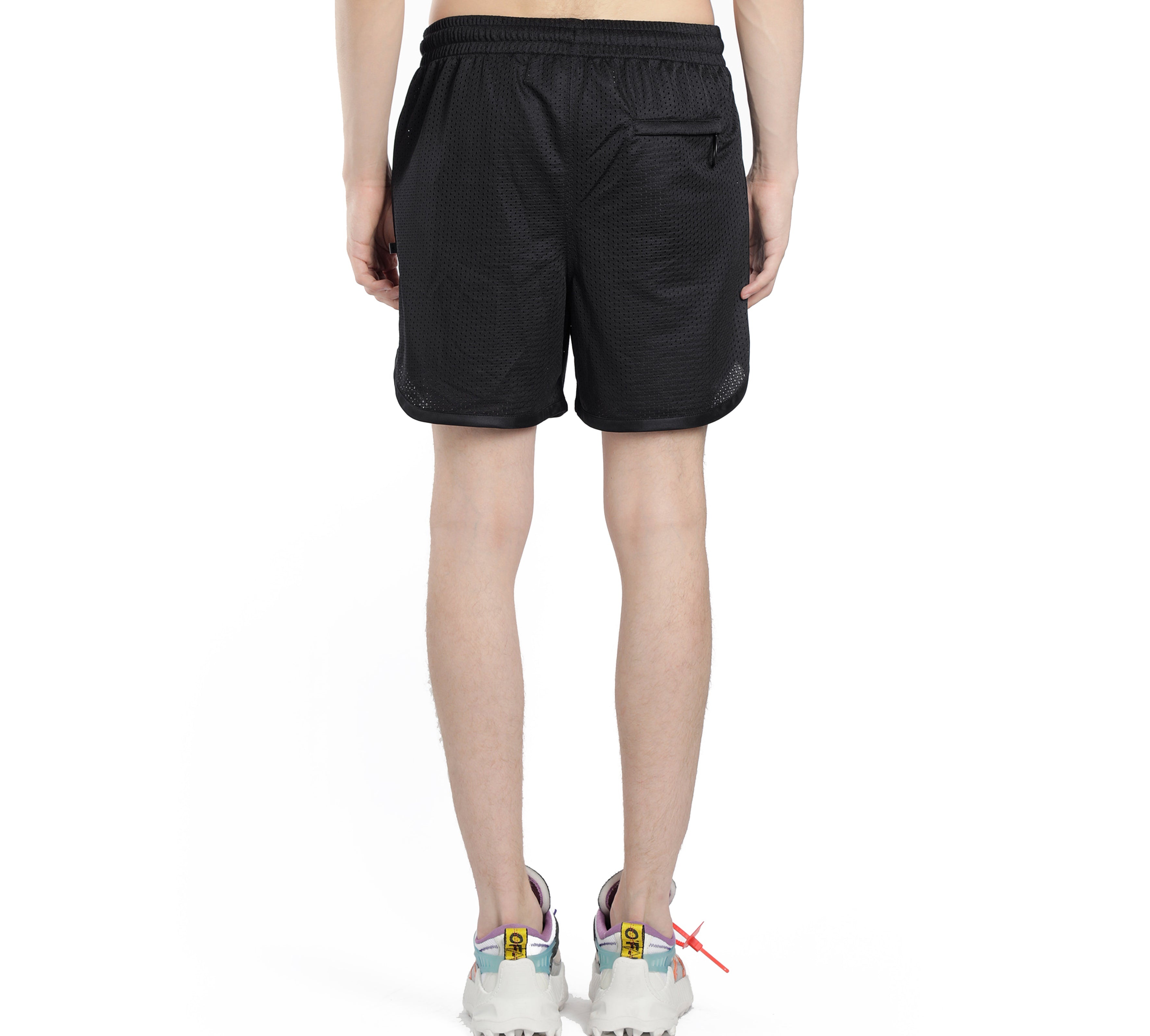 Off-White Caravaggio Arrow Mesh Track Shorts Black OMCI005S201010041088 - 6