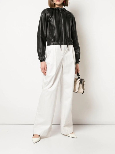 Proenza Schouler zip-front long-sleeve jacket outlook