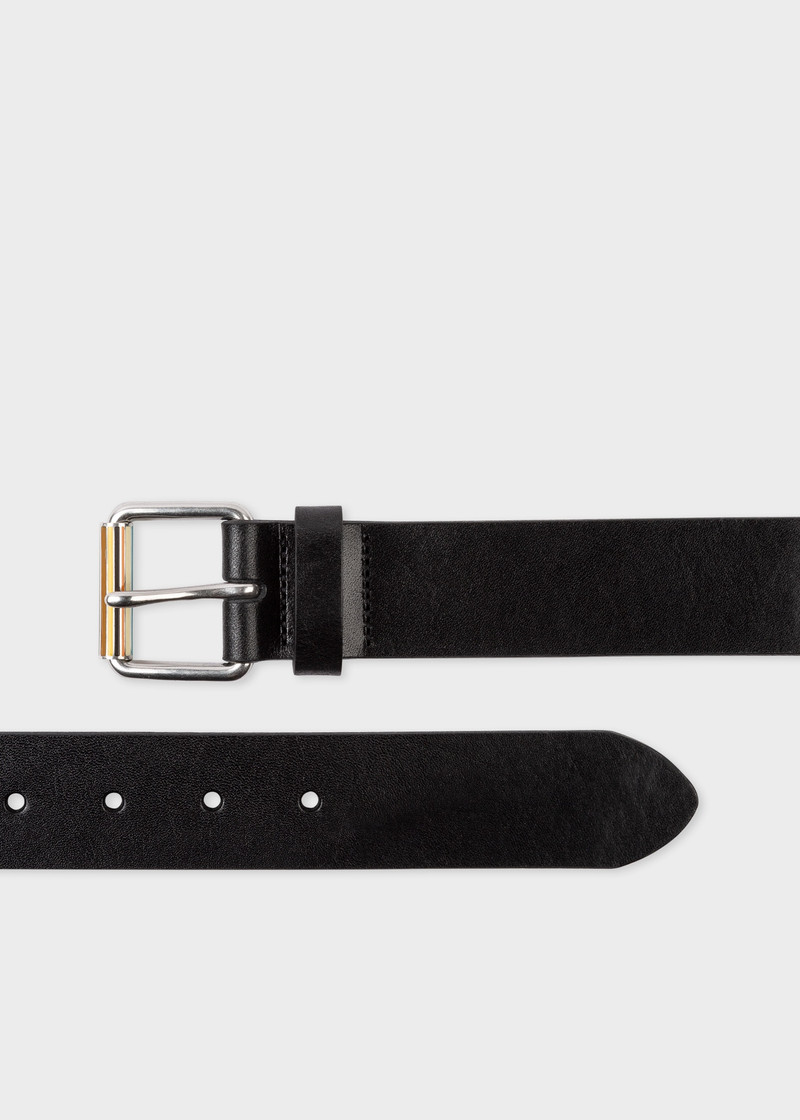 Paul Smith Leather Belt With 'Signature Stripe' Roller outlook
