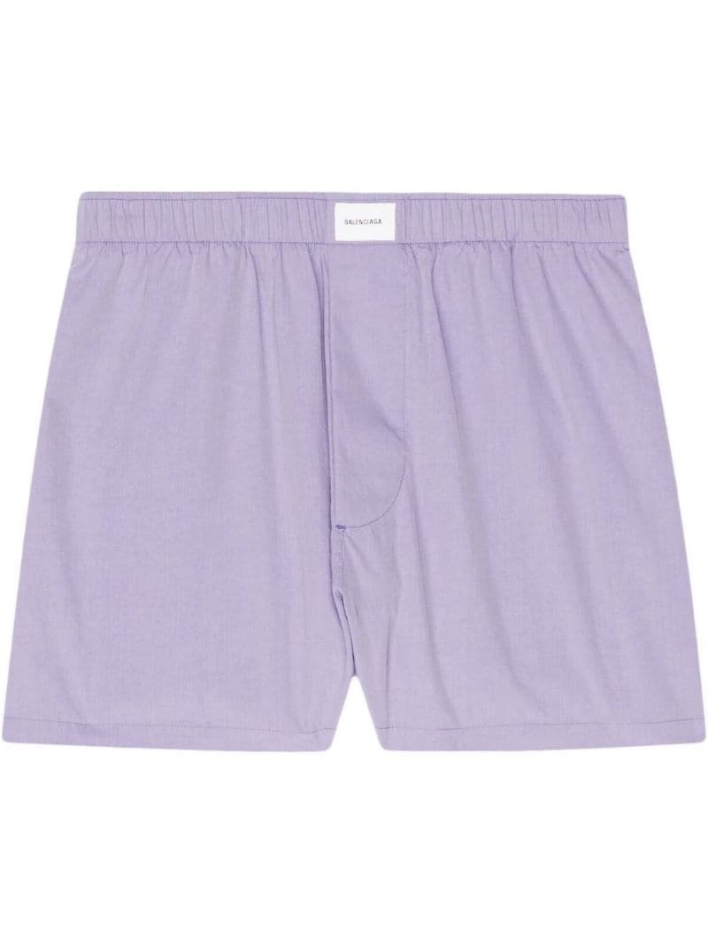 elasticated-waist shorts - 1