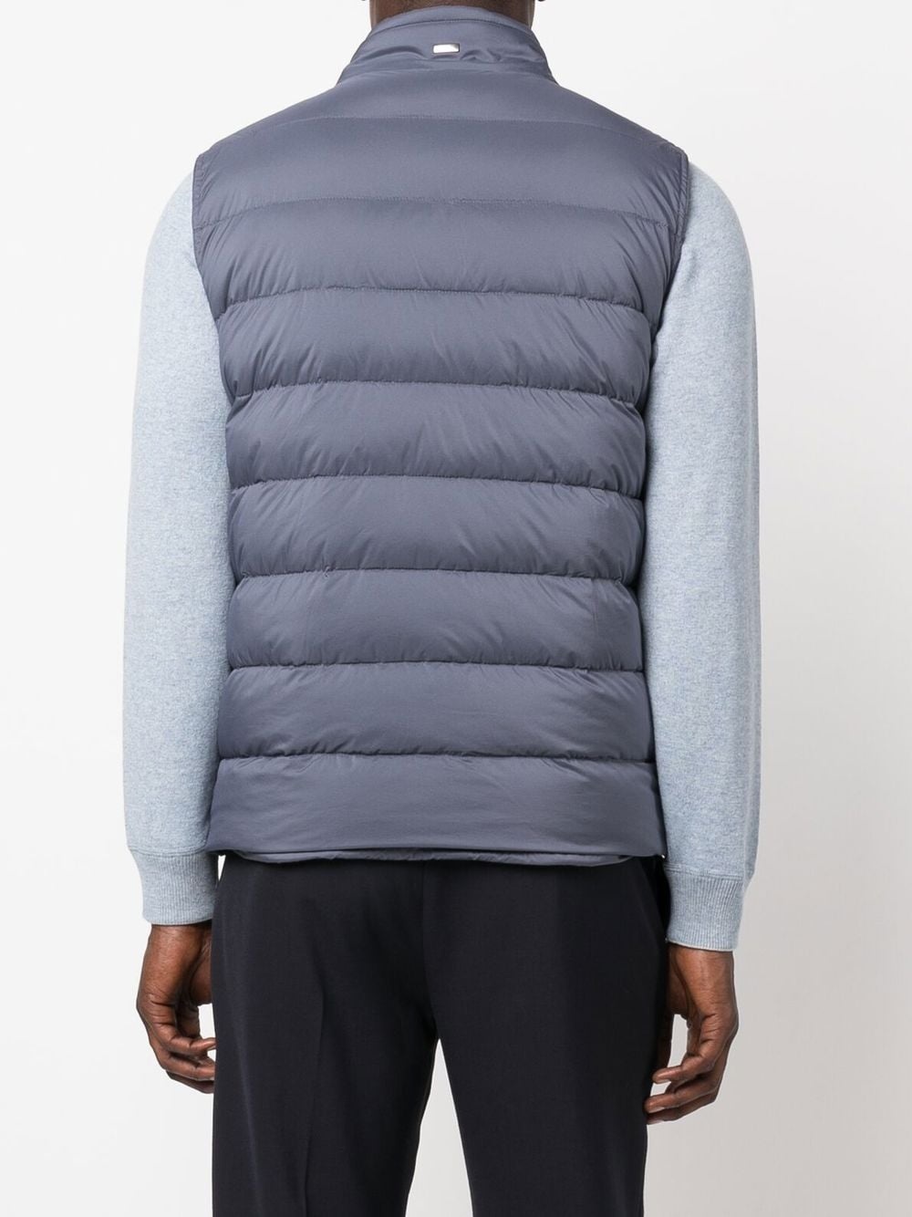 padded high-neck gilet - 4